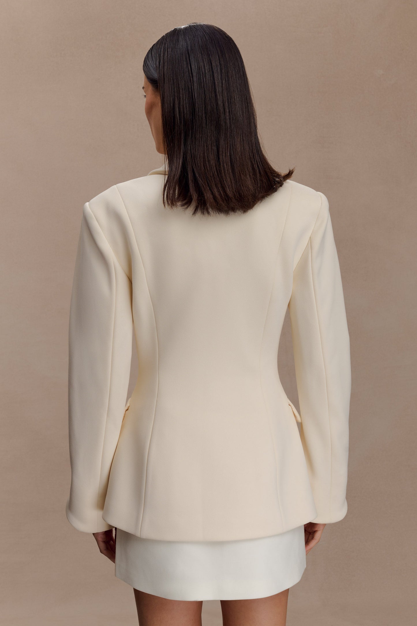 Blazer structuré Wesley - Crème glacée