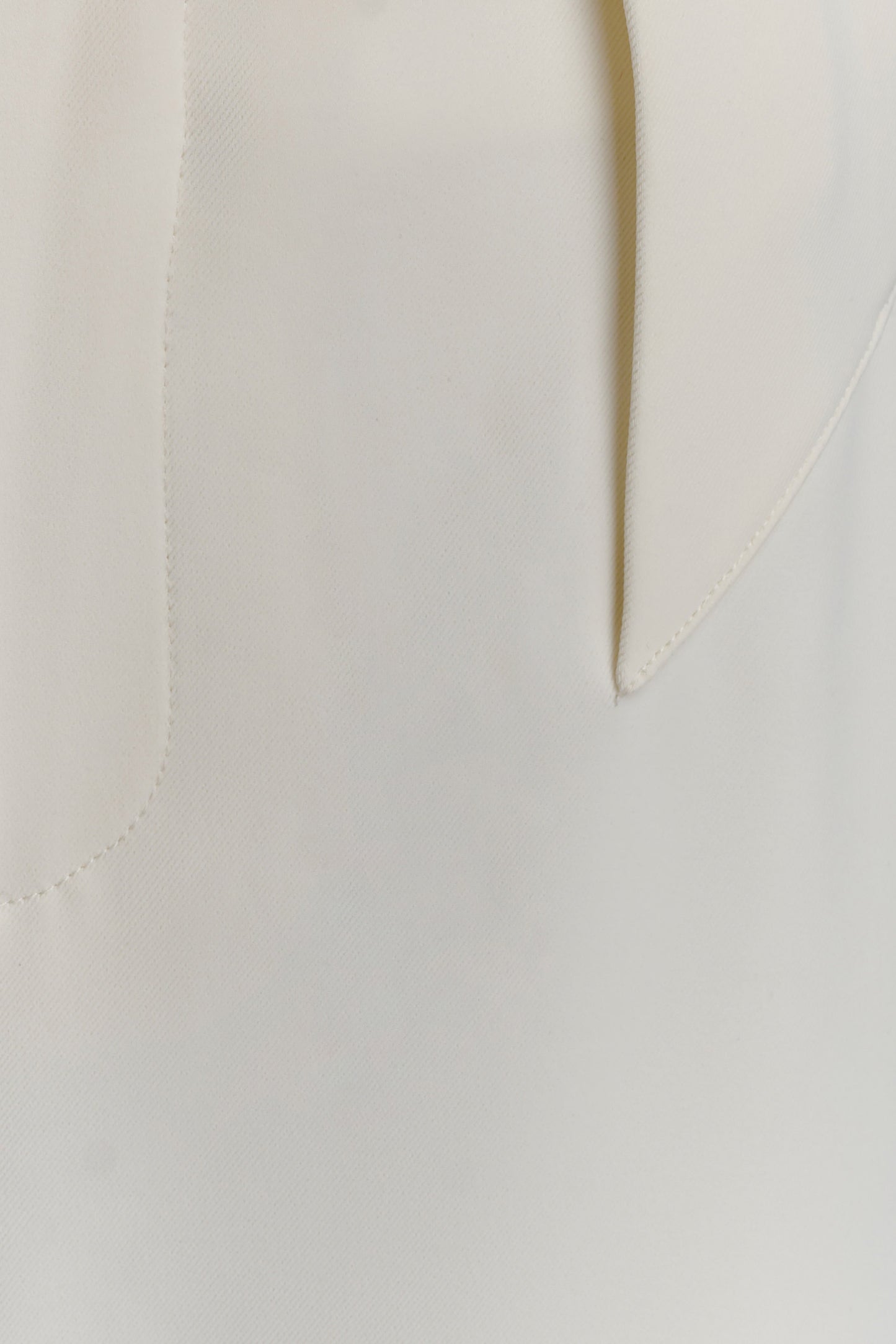 Pantalon tailleur à jambes larges Arlo - Ivoire