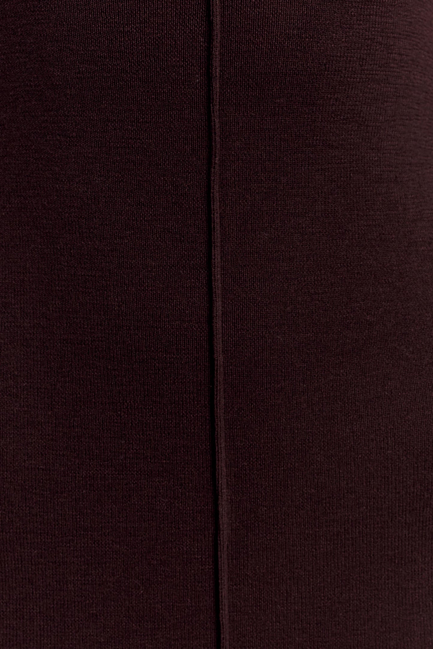 Robe Maxi à Manches Longues en Tricot de Laine Mérinos Cleona - Chocolat Intense