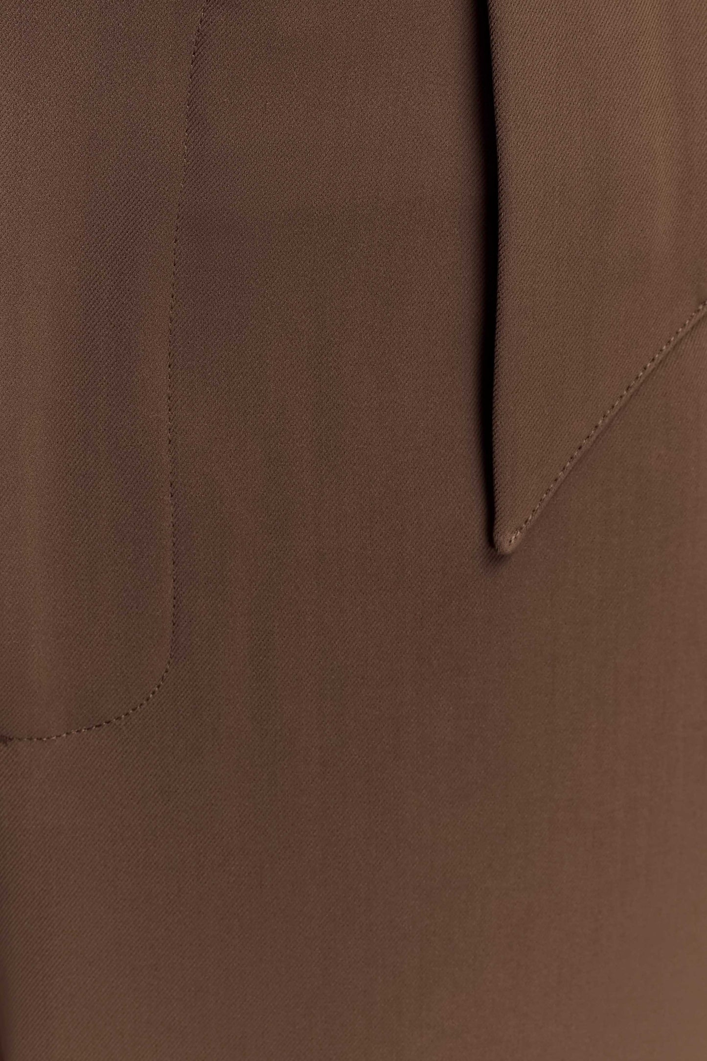 Pantalon tailleur à jambes larges Arlo - Brun cacao