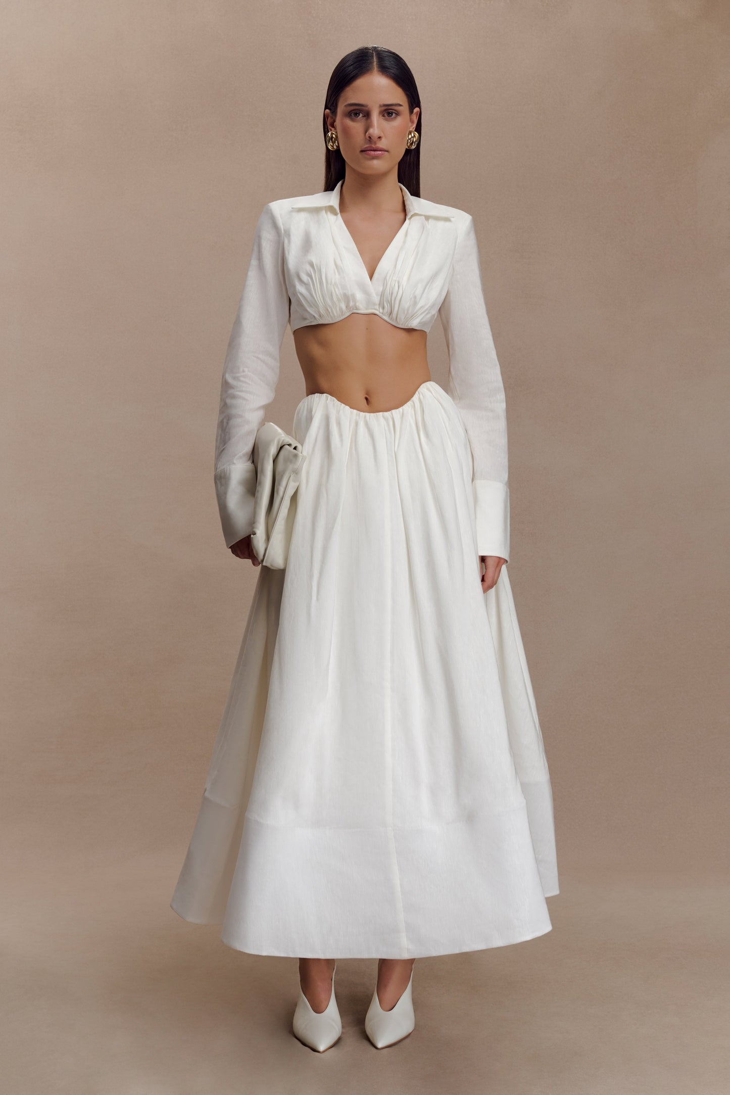 Greta, soutien-gorge à porter comme un haut - Blanc
