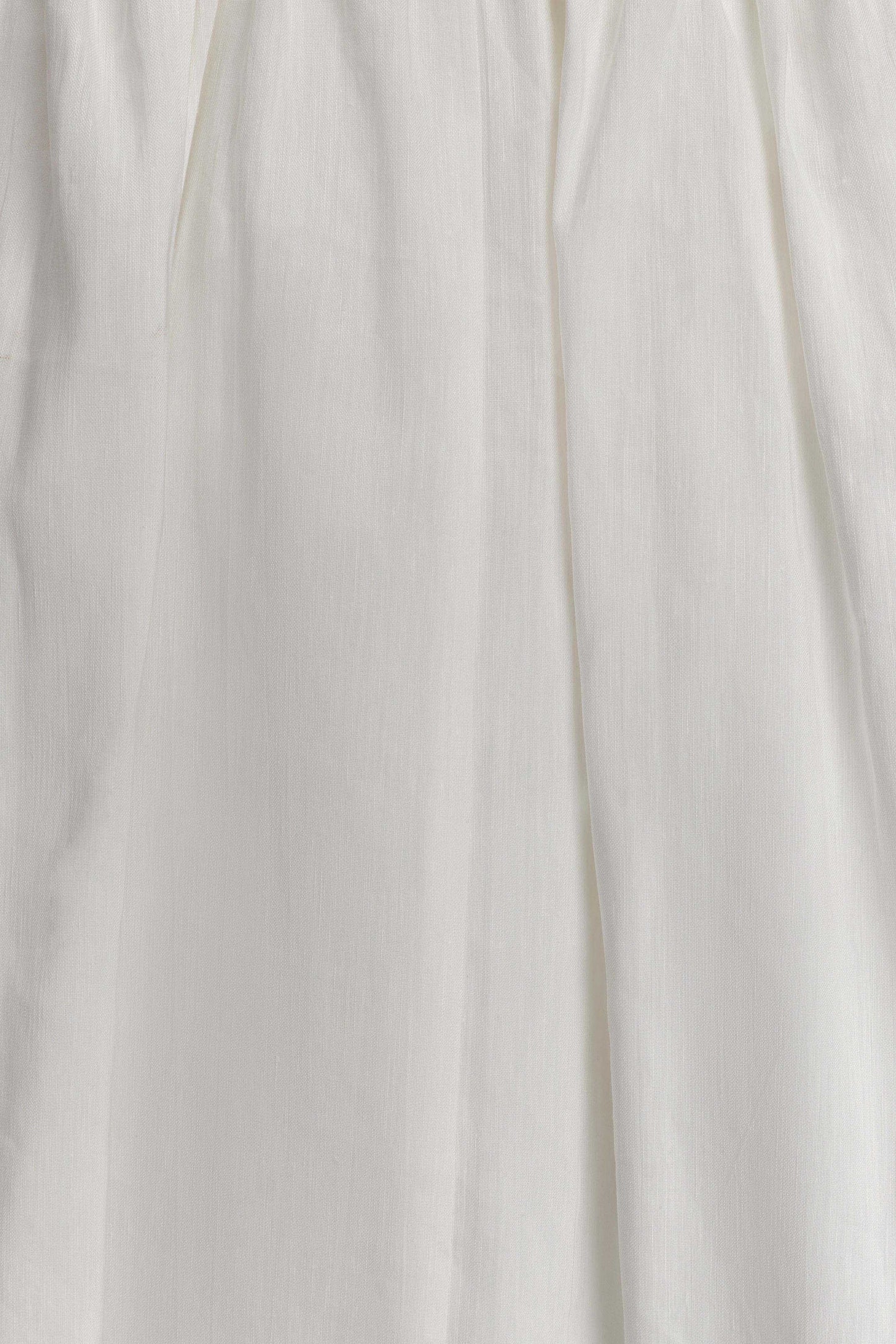 Jupe Maxi Greta à Plis - Blanche