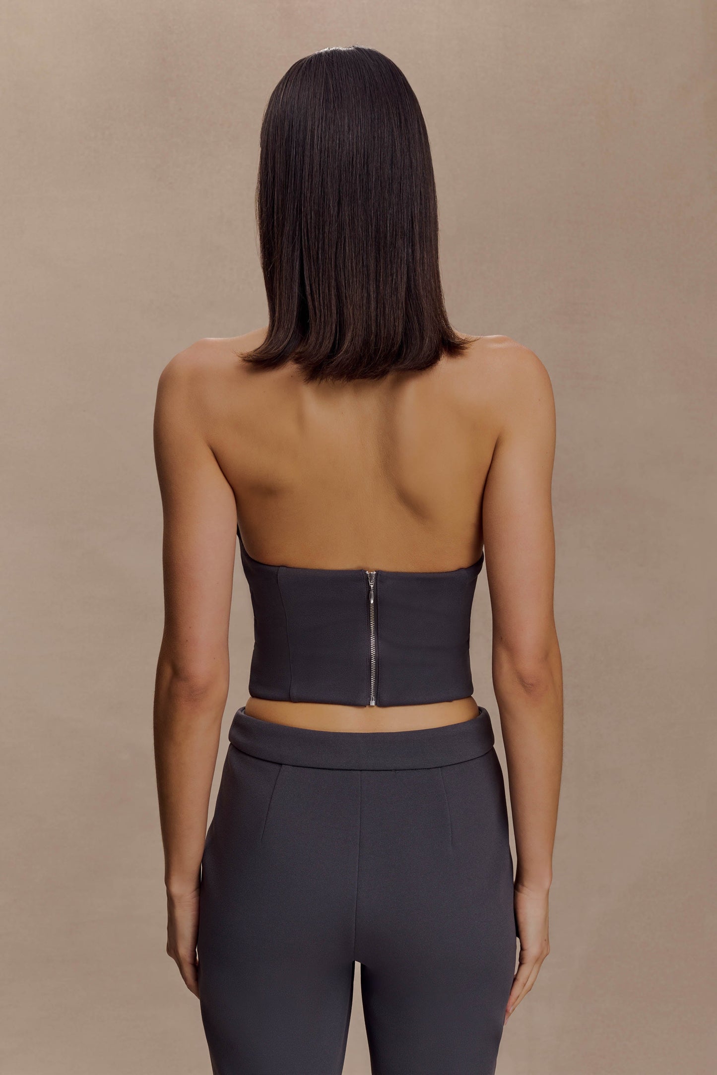 Marion - Haut croisé - Gris anthracite