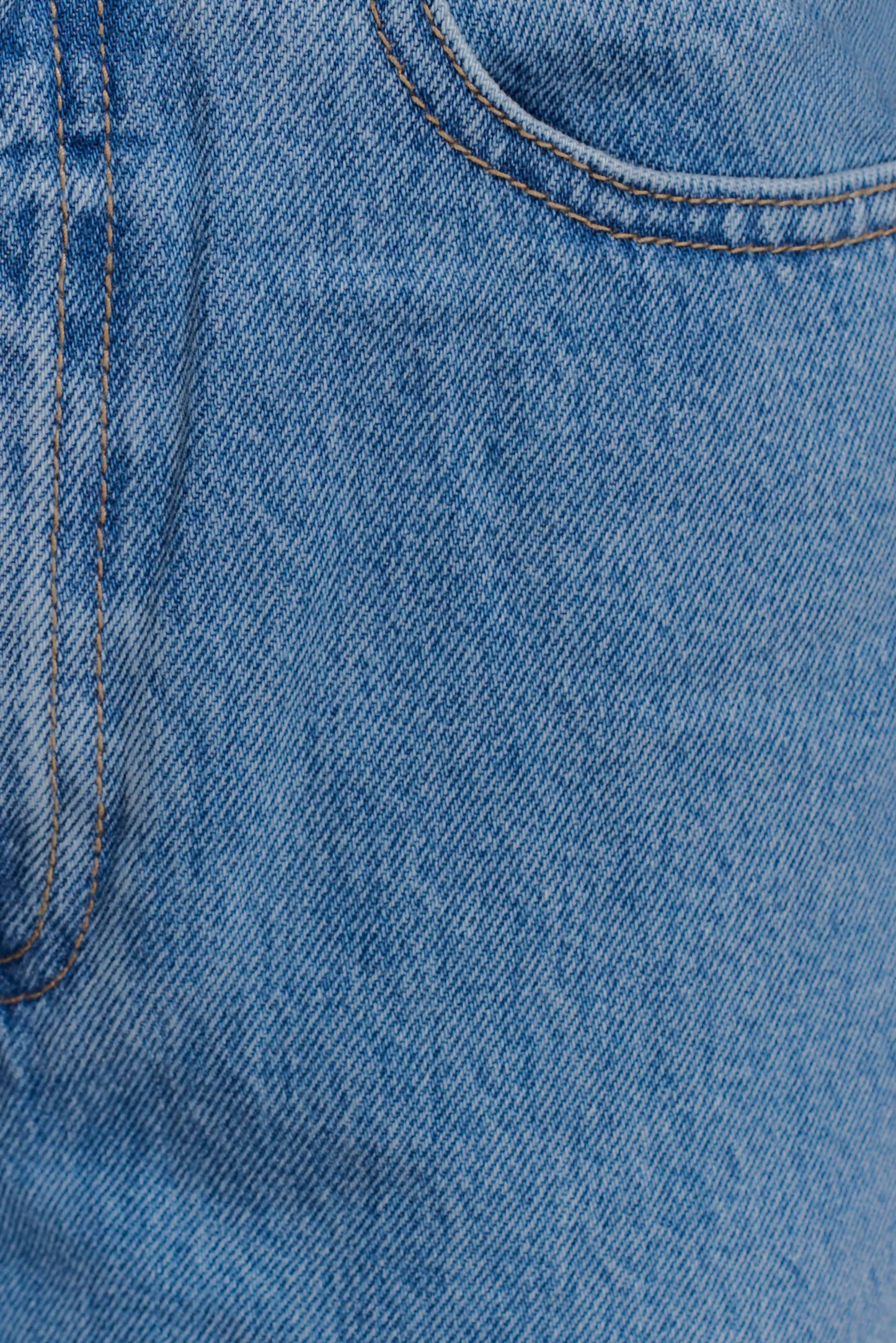 Jeans en jean taille mi-hauteur Caitlin - Bleu classique