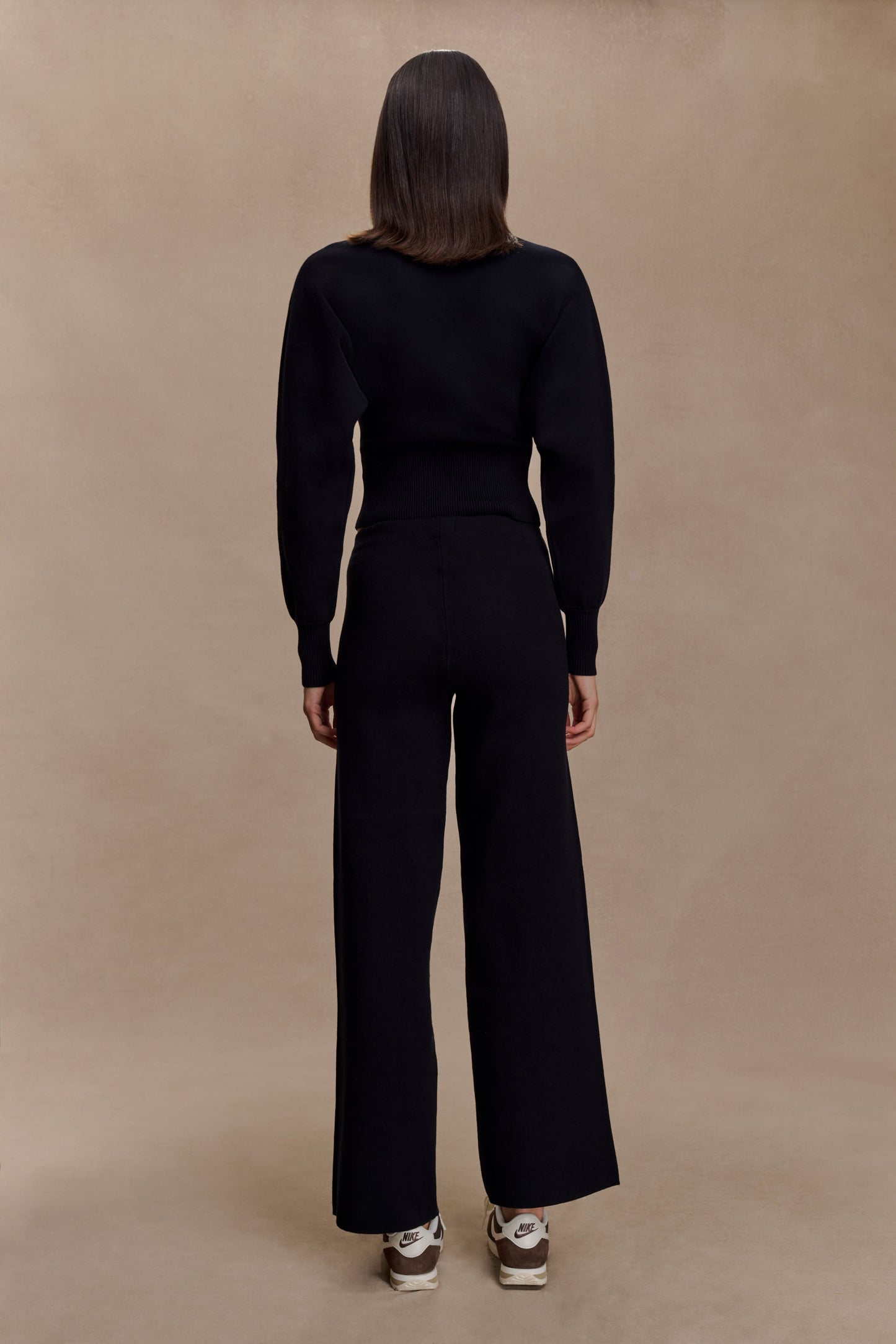 Pantalon en tricot droit Kerrymae - Noir