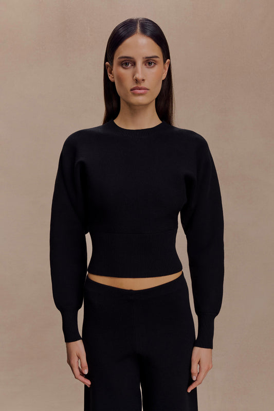 Jupe-pantalon Ciaralee à taille cintrée - Noir
