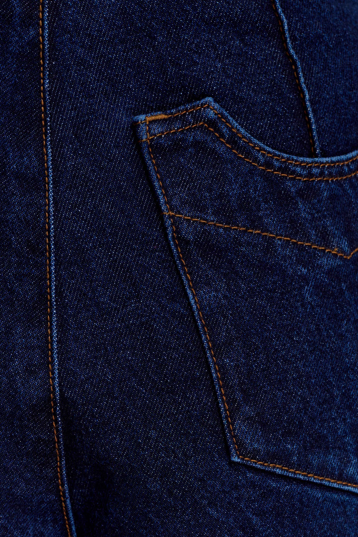 Jeans taille haute Beatrix - Bleu indigo