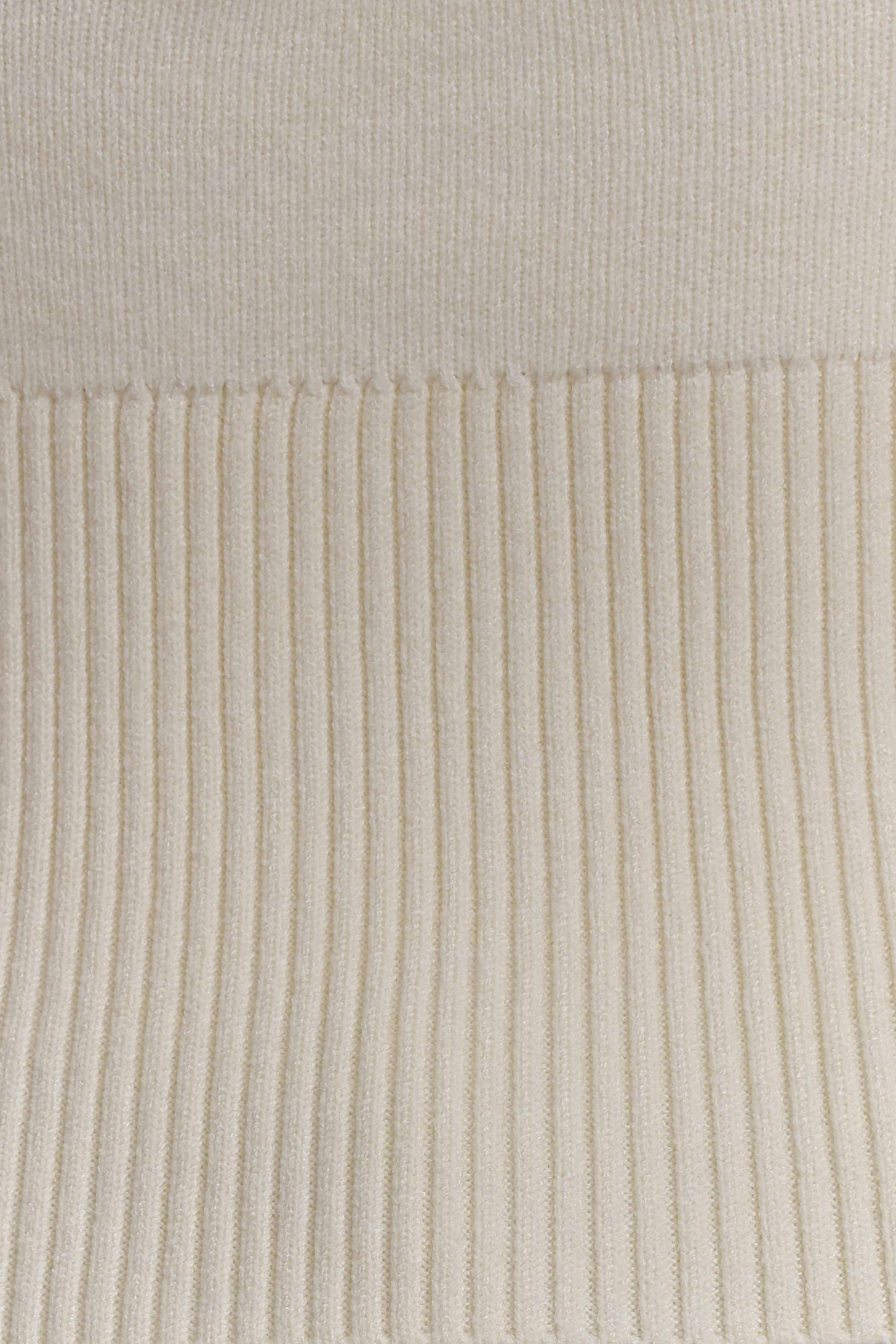Top en tricot Carley à épaules dénudées - Ivoire