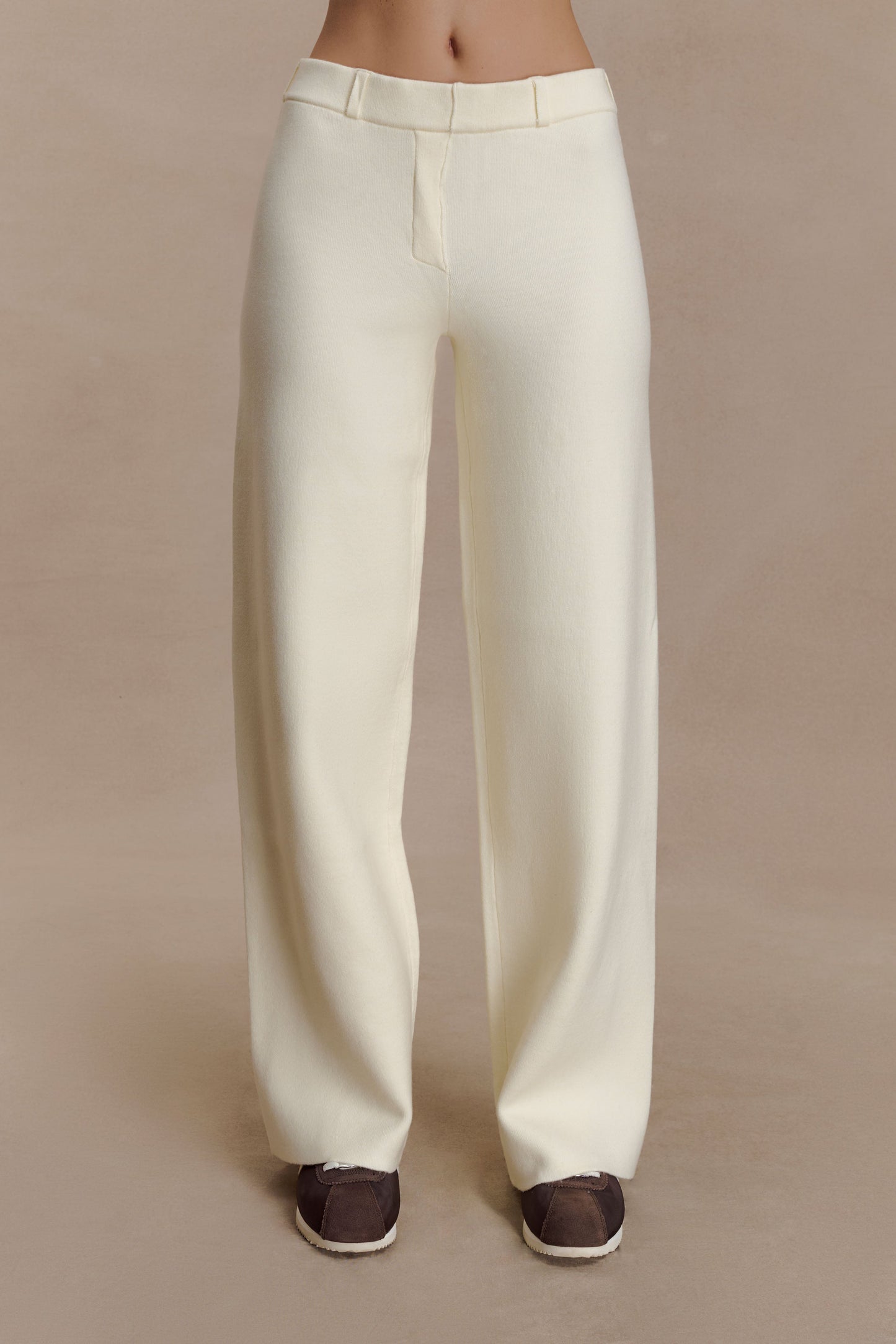 Pantalon Lauren en Tricot - Ivoire