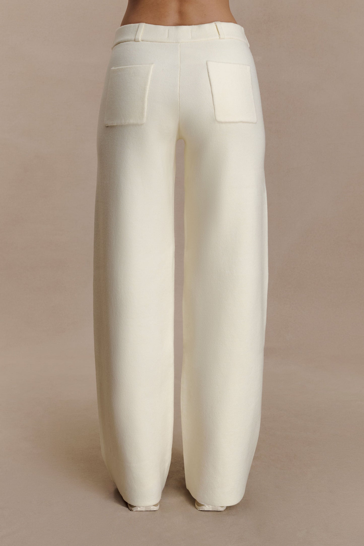 Pantalon Lauren en Tricot - Ivoire