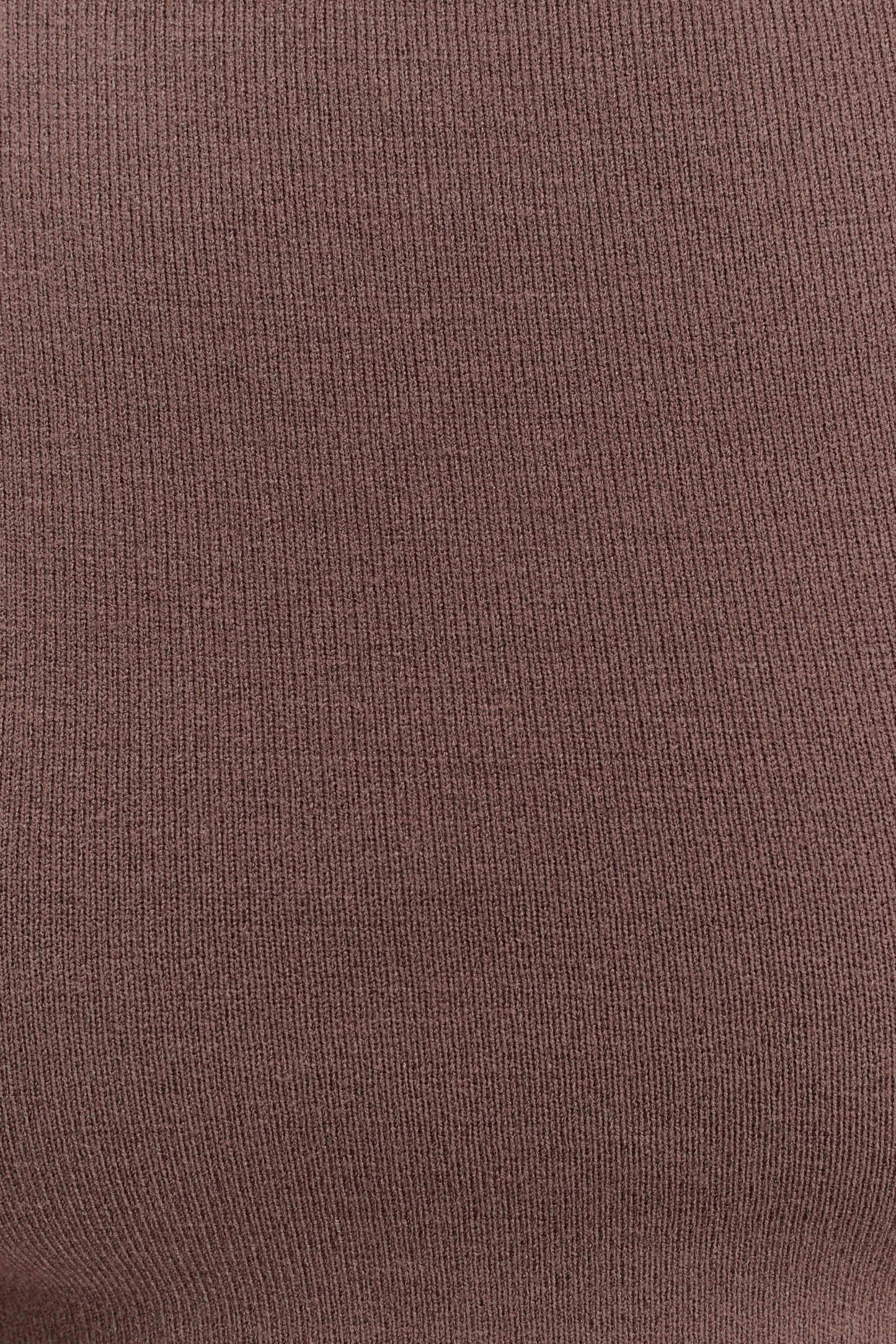 Carley Haut en Tricot Décolleté - Brun Cacao