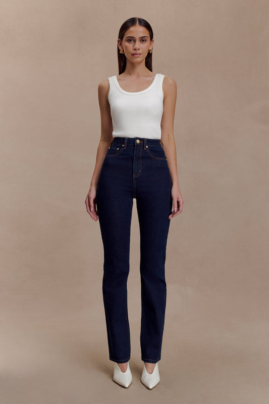 Jeans skinny en jean Janessa - Bleu indigo