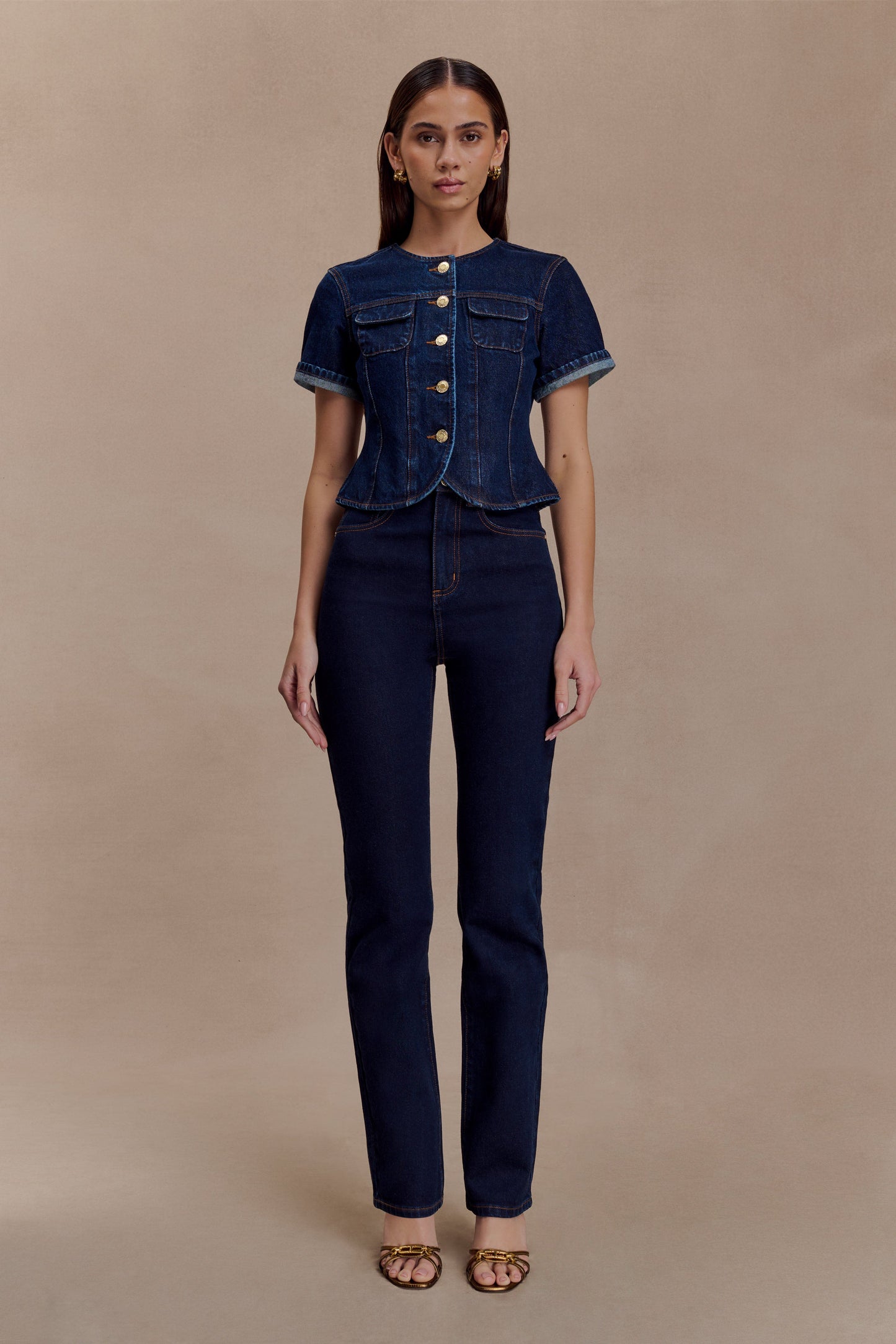 Jeans skinny en jean Janessa - Bleu indigo