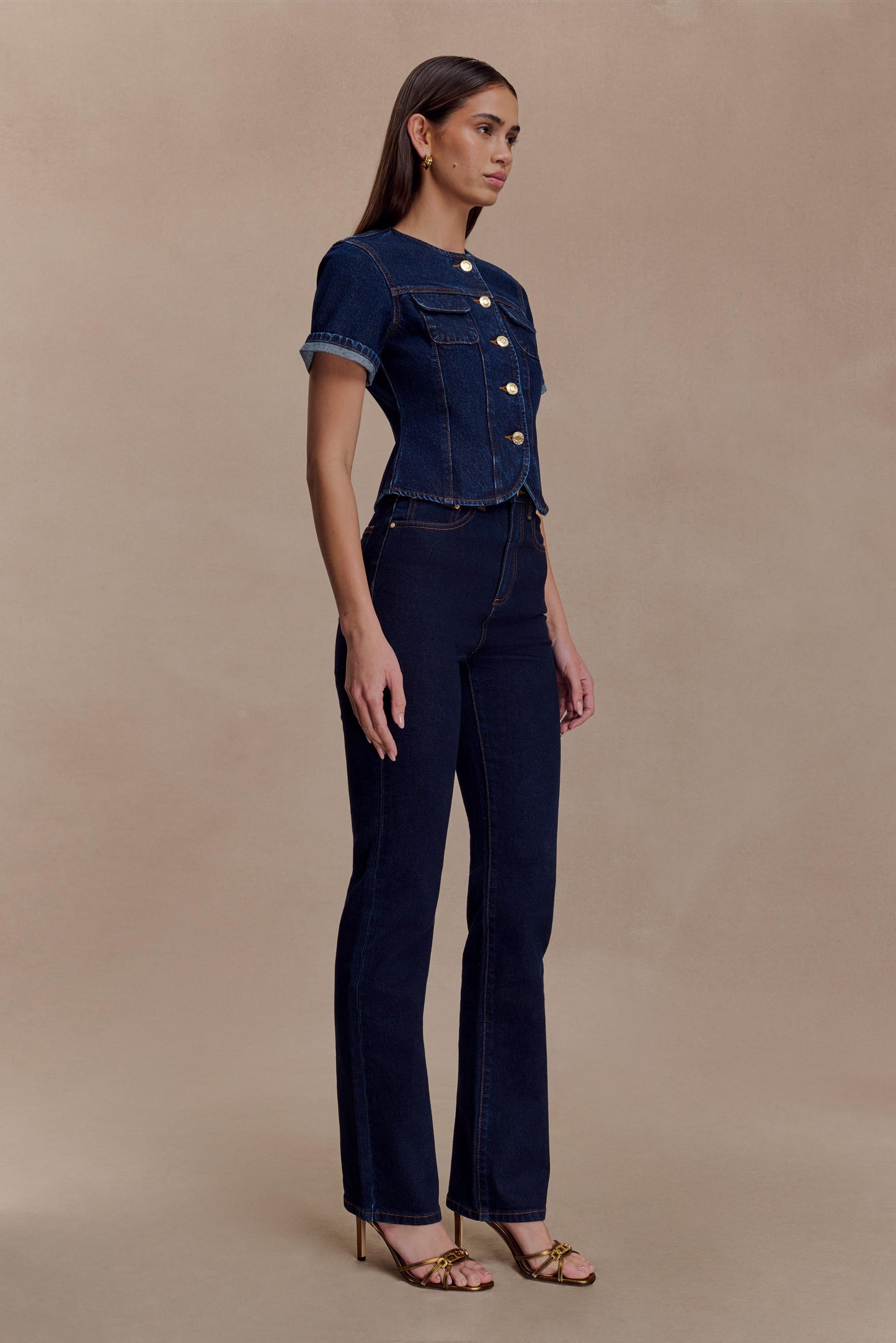 Jeans skinny en jean Janessa - Bleu indigo