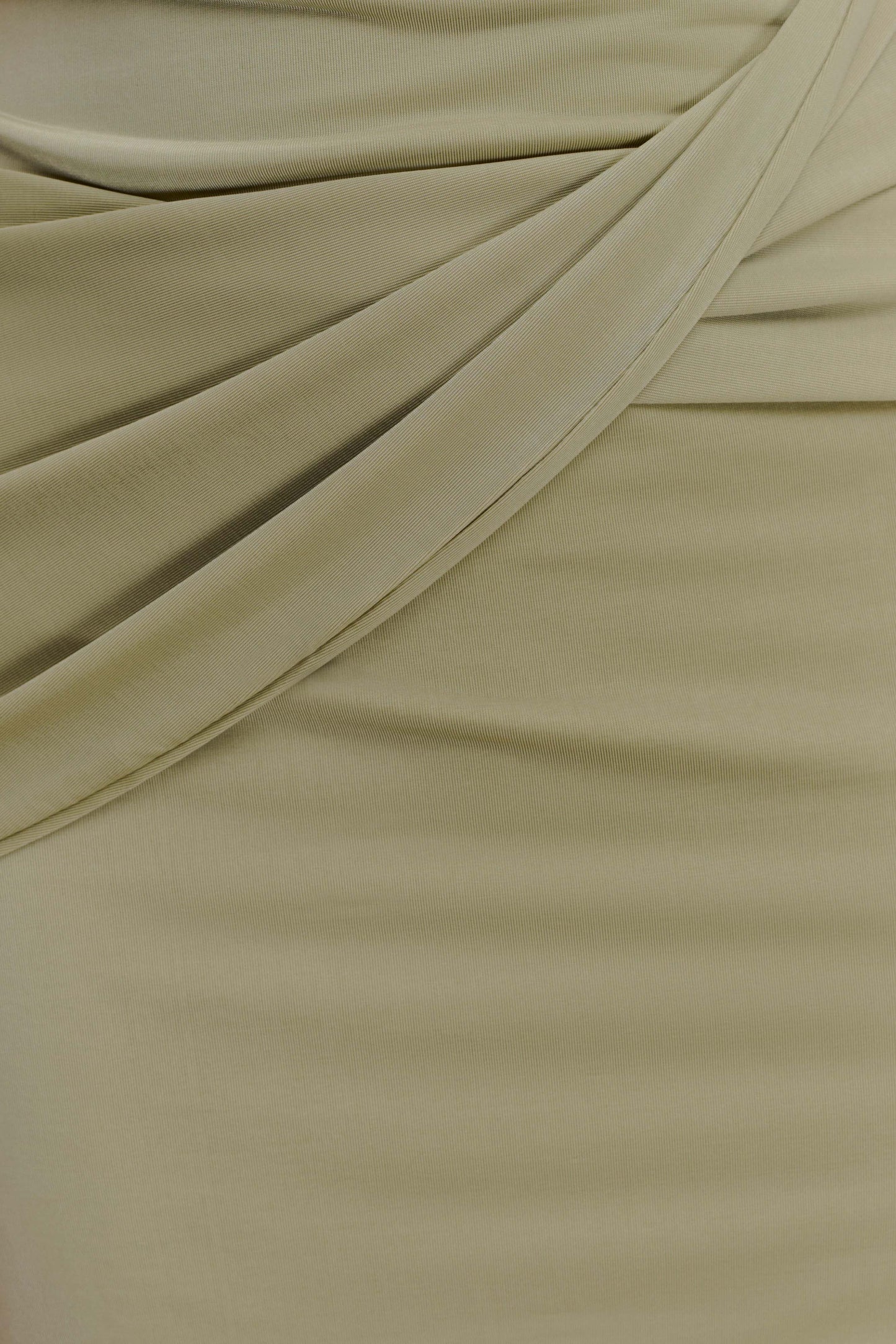 Robe mini Henley à drapé fluide - SAGE