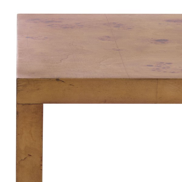 Table d'appoint en bois naturel Willshine avec tiroir