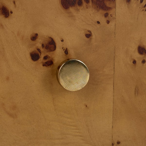 Table d'appoint en bois naturel Willshine avec tiroir