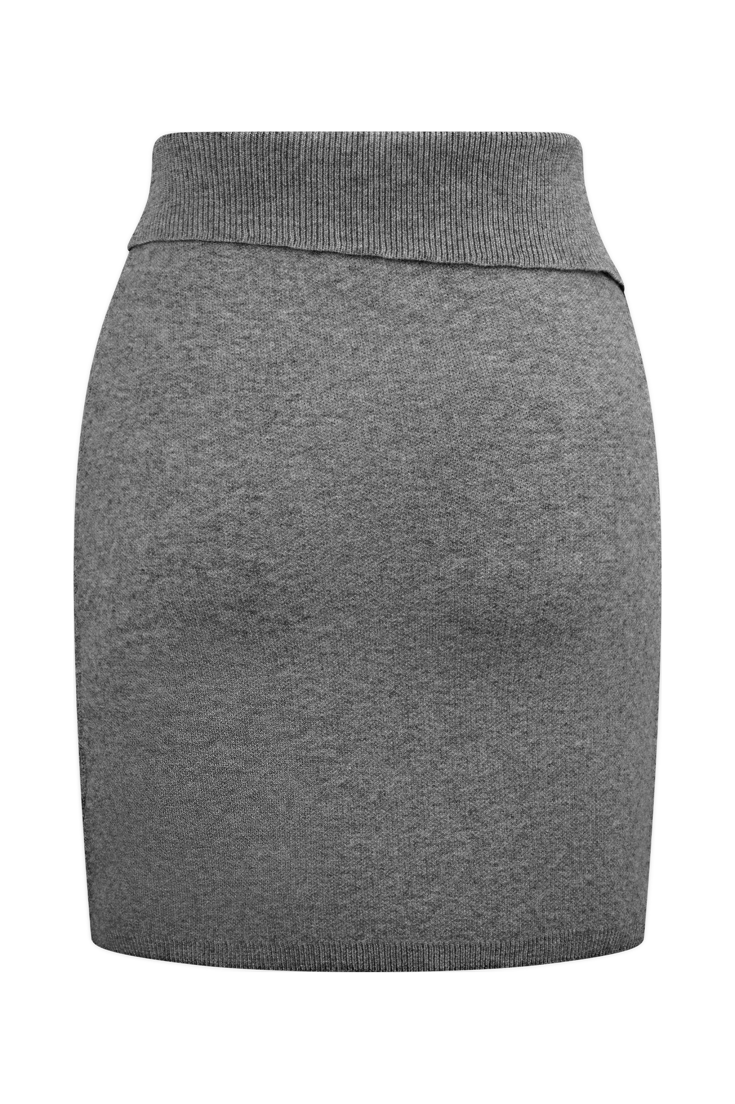 Jupe mini en tricot Annabelle - Gris anthracite