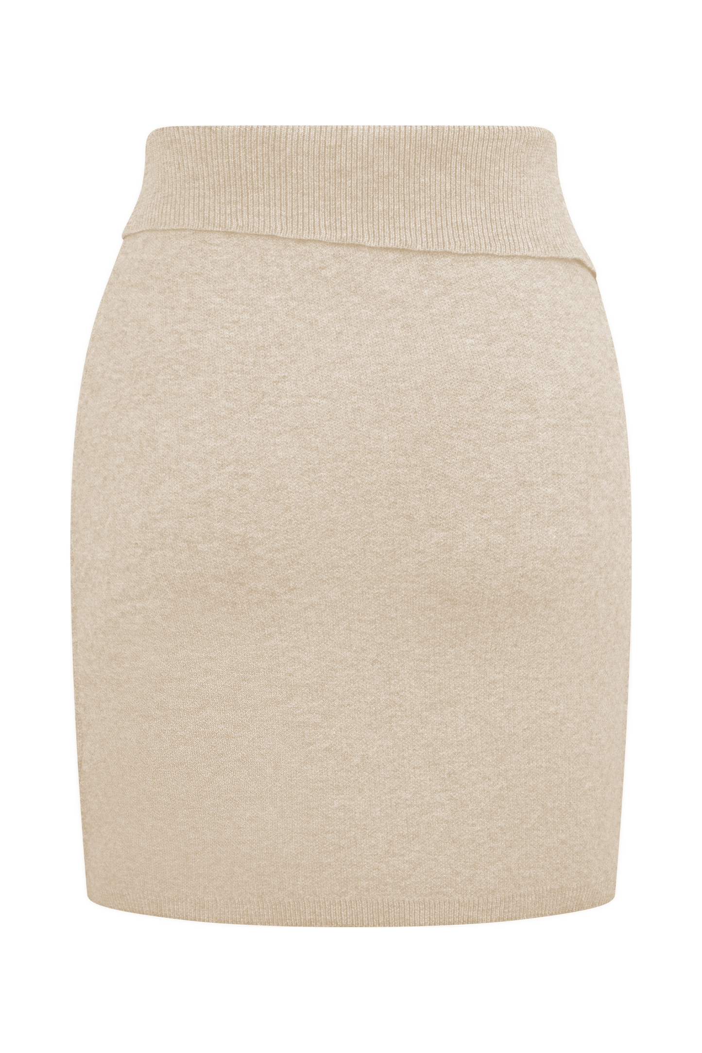 Mini-jupe en tricot Annabelle - Crème