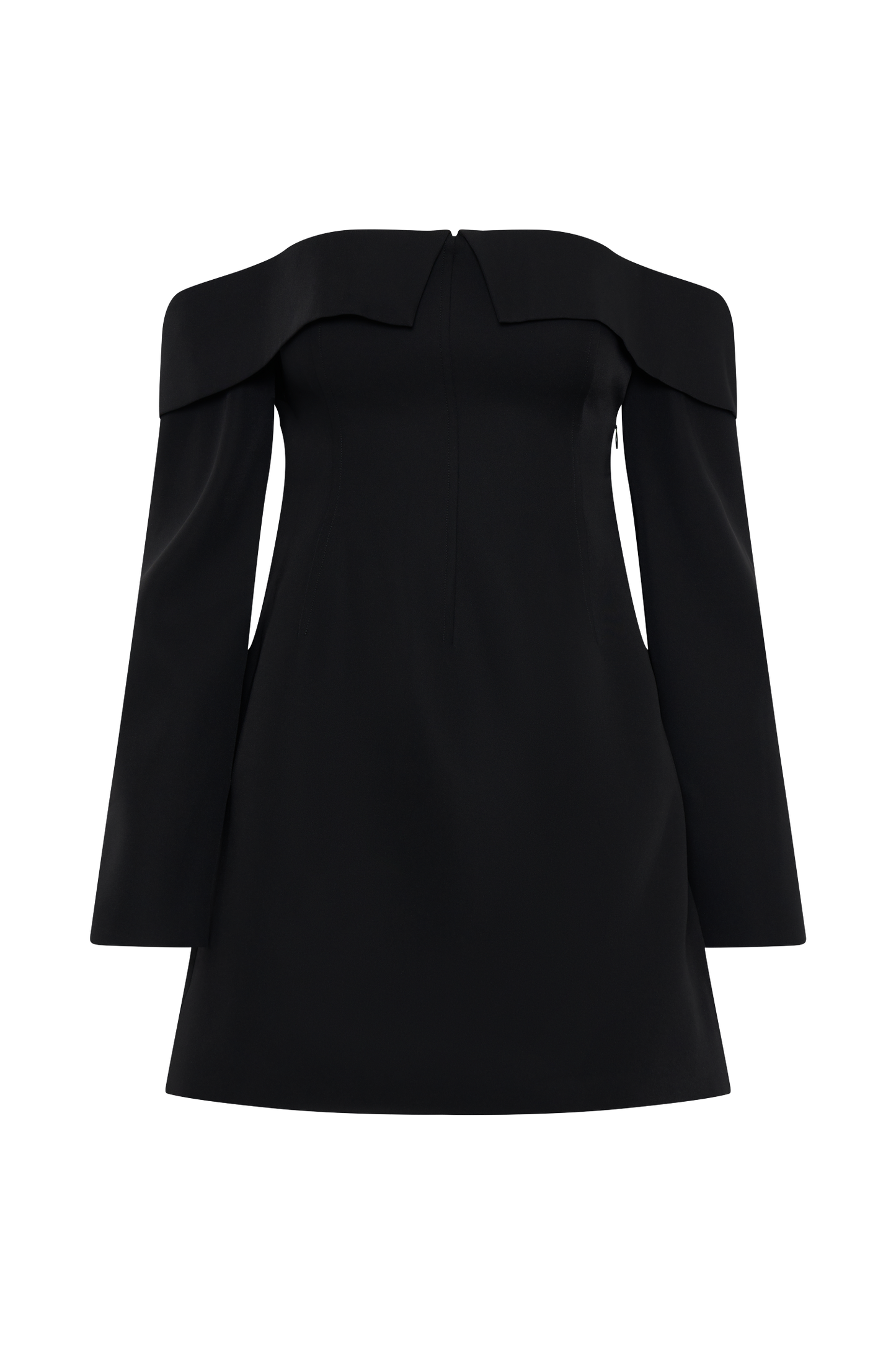 Robe mini Hugo à manches courtes et épaules dénudées - Noir