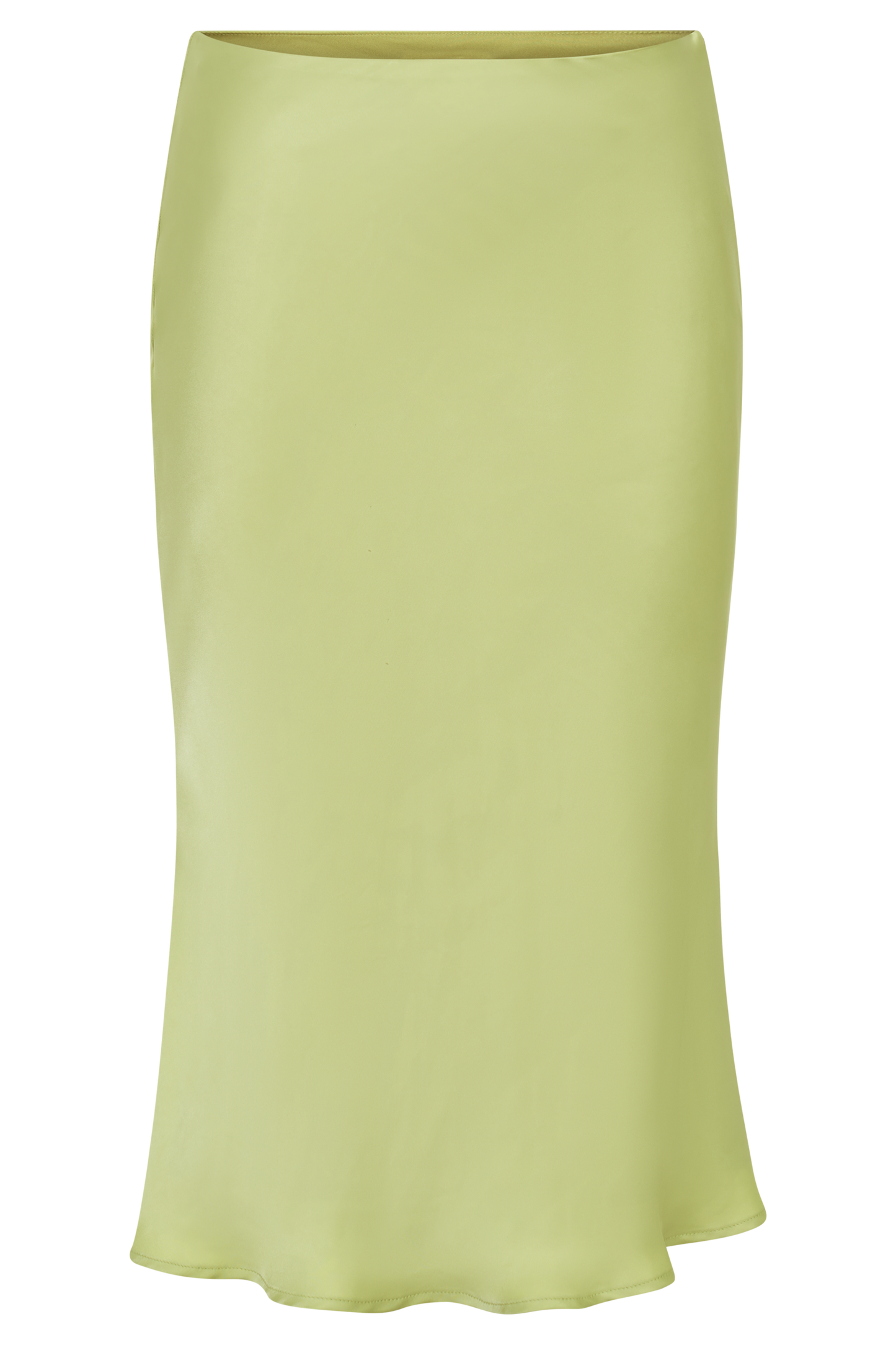 Jupe Allegra en satin, longueur genou - Pomme