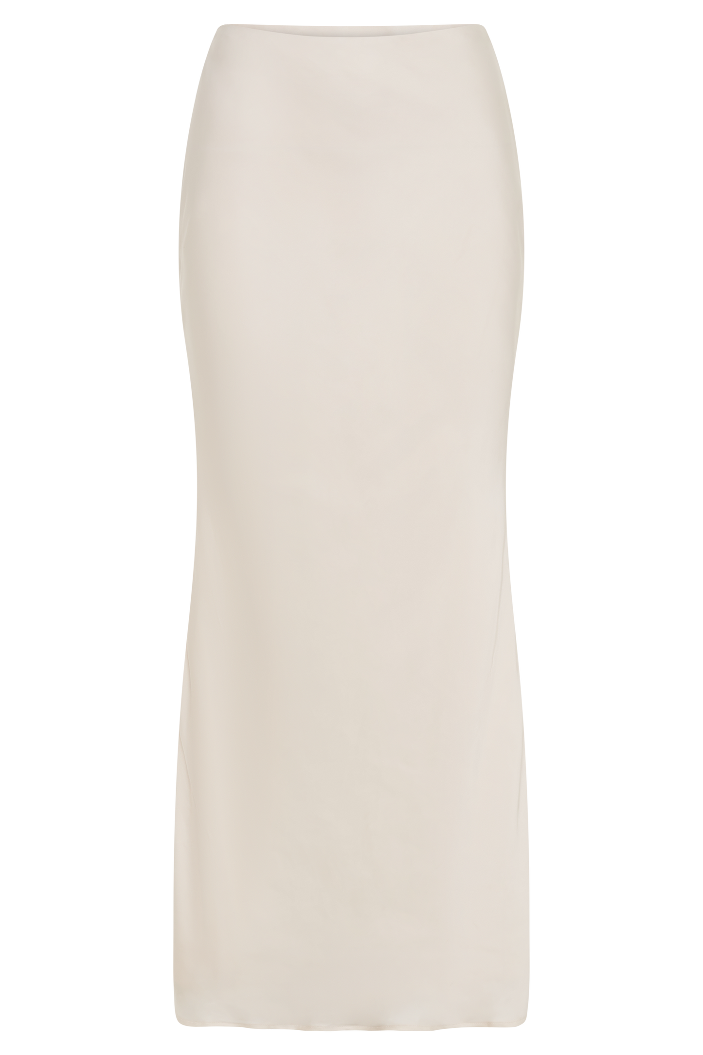 Jupe Maxi Satin Viviana - Ivoire
