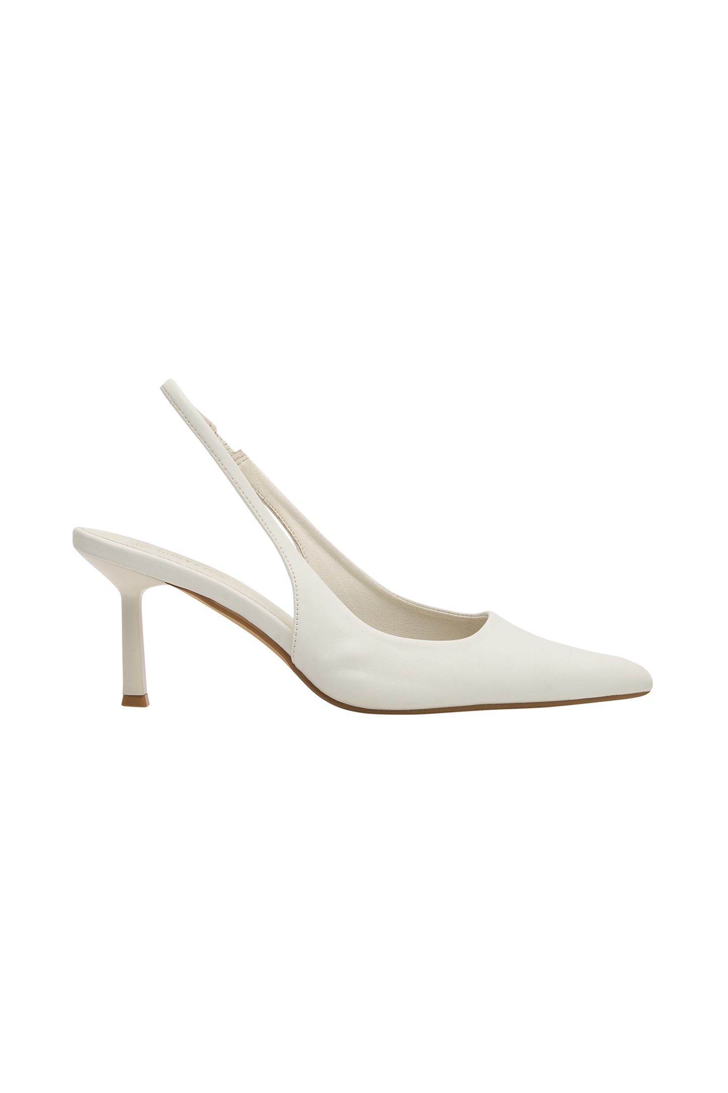 Dasha, talons compensés à bride arrière - Ivoire