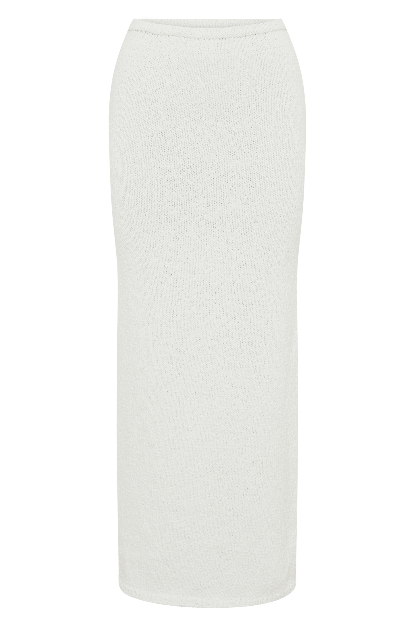 Jupe Maxi Boucle Moira - Blanche