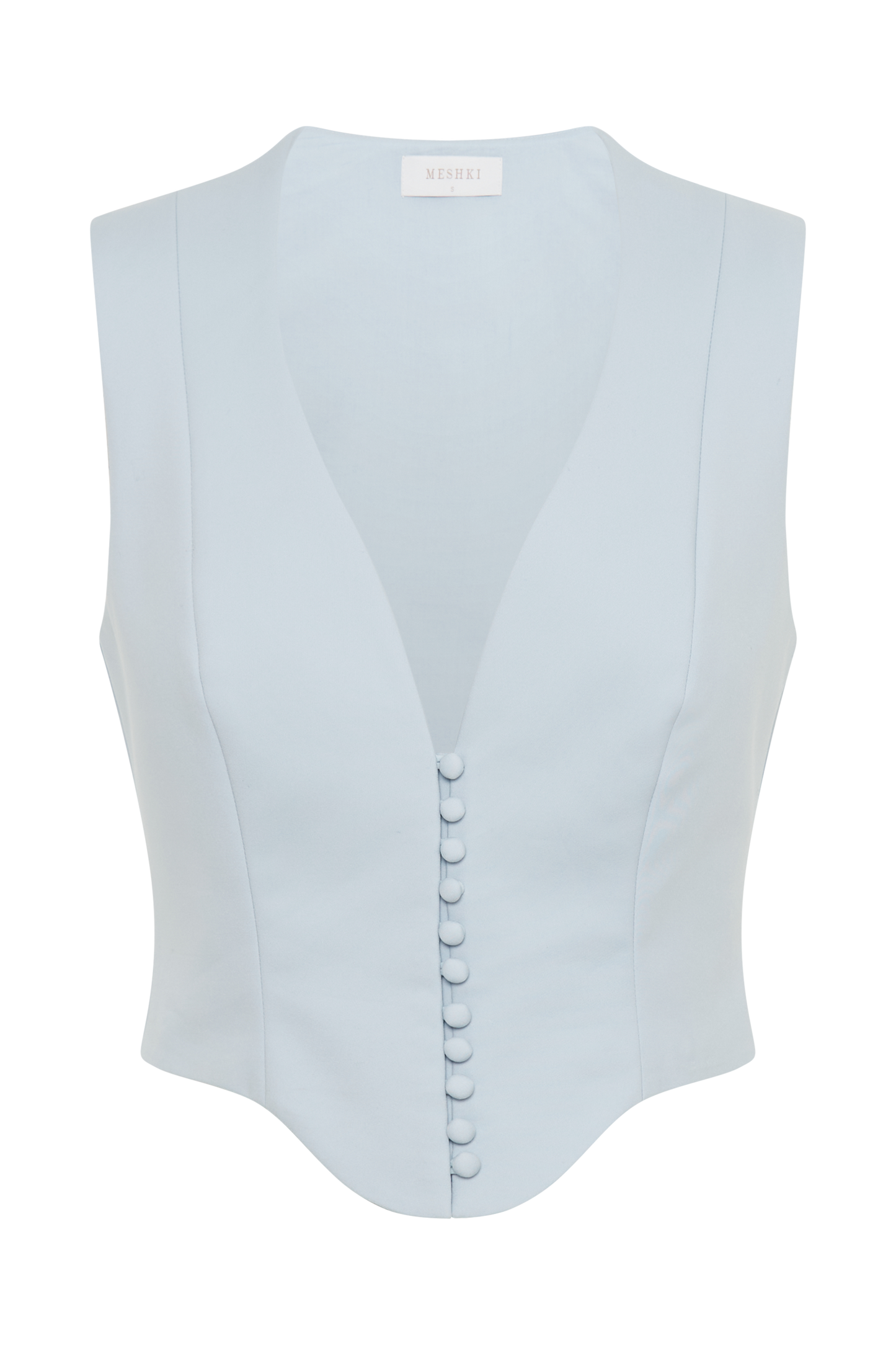 Haut sans manches en coton Keely - Bleu ciel