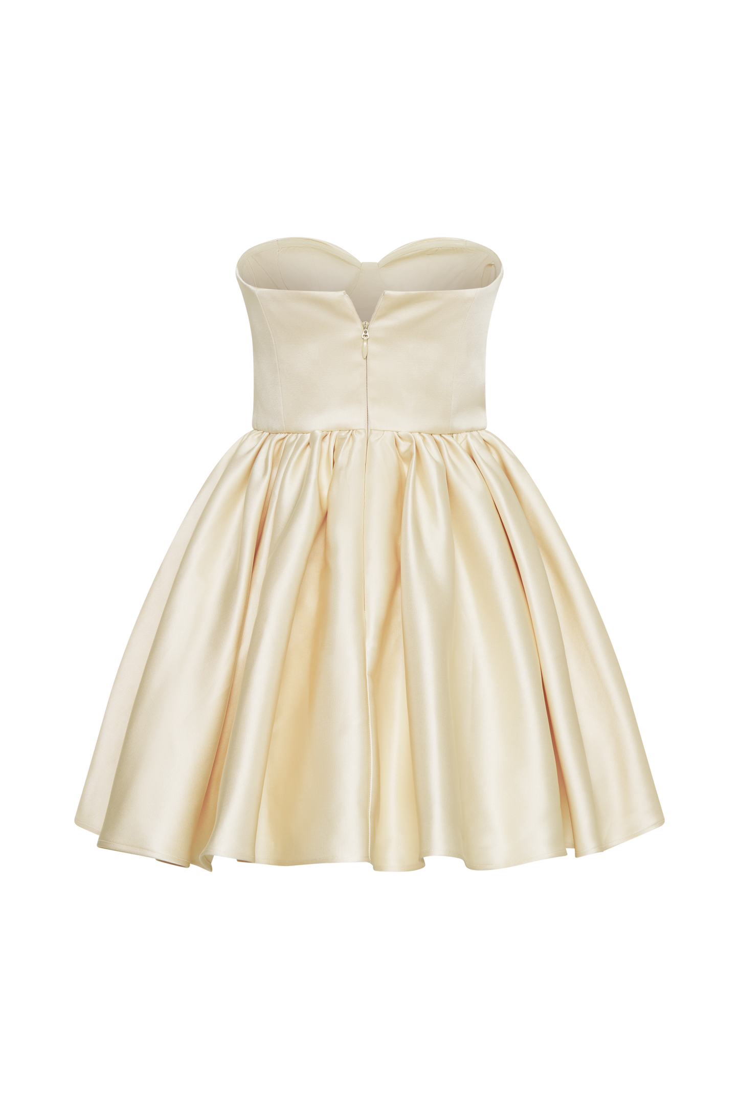 Hollie Robe Mini Corset Structurelle - Or