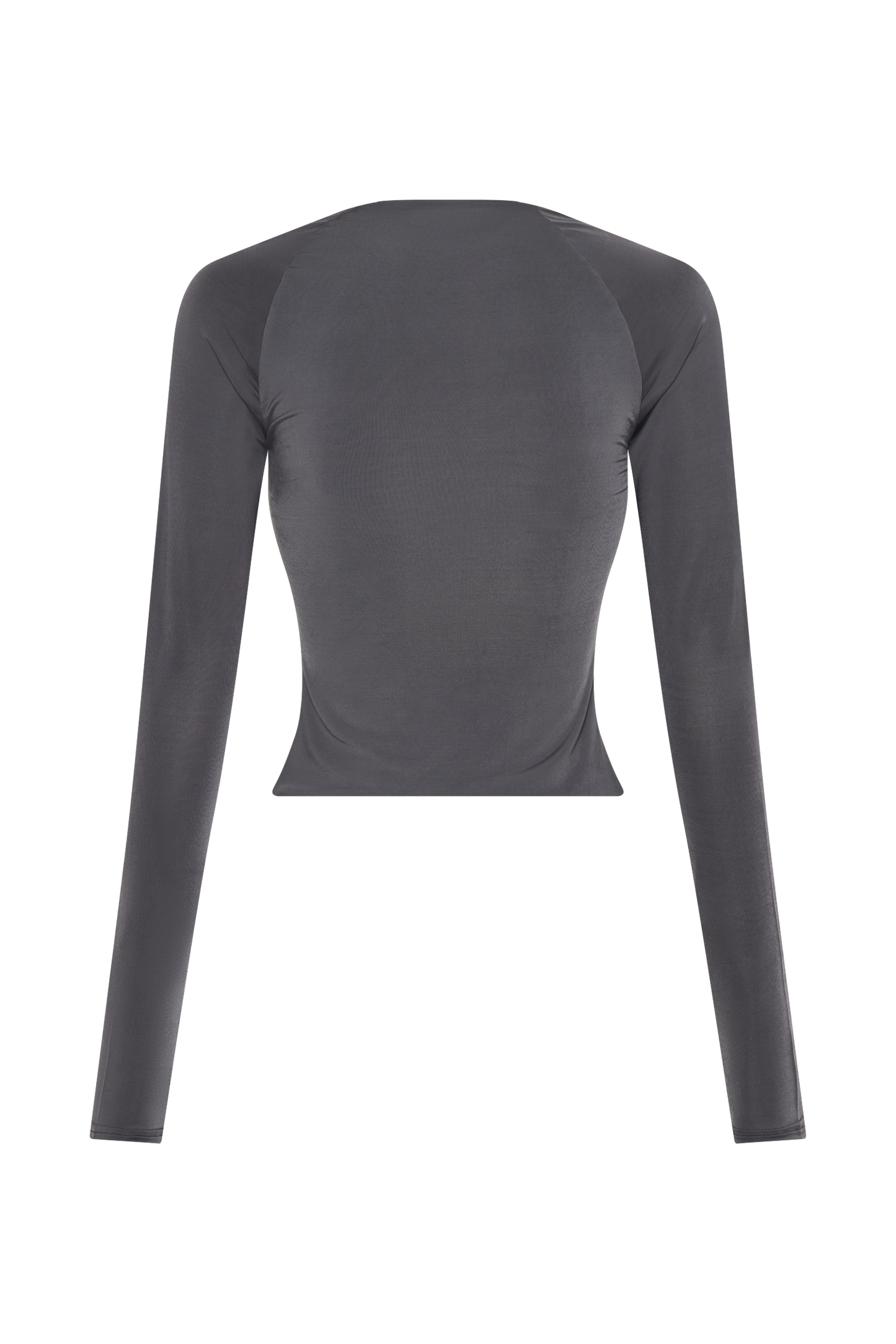 Top à manches longues à volants Billie Slinky - Gris anthracite