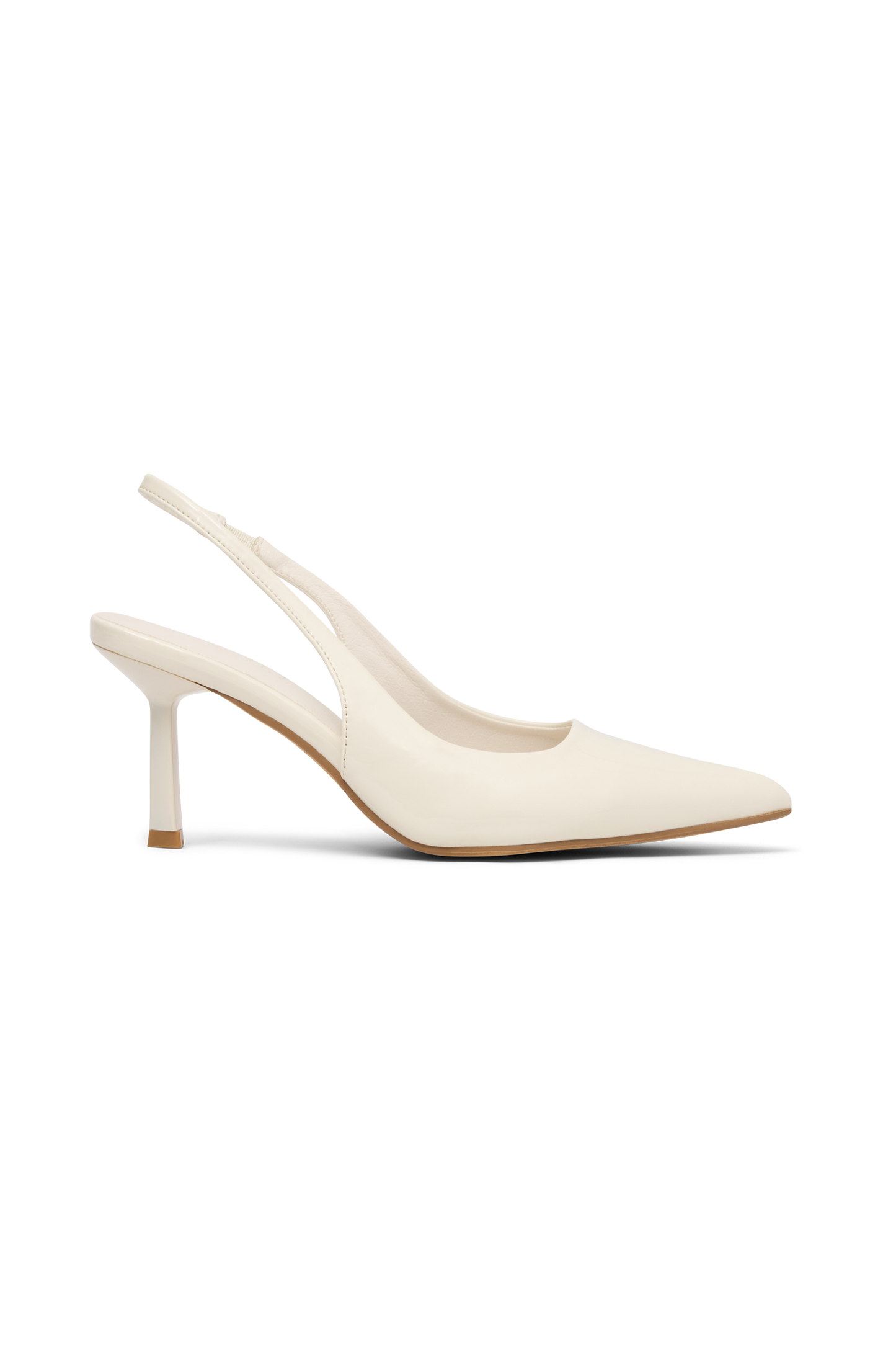 Dasha - Chaussures à talons compensés à bout pointu - Ivoire