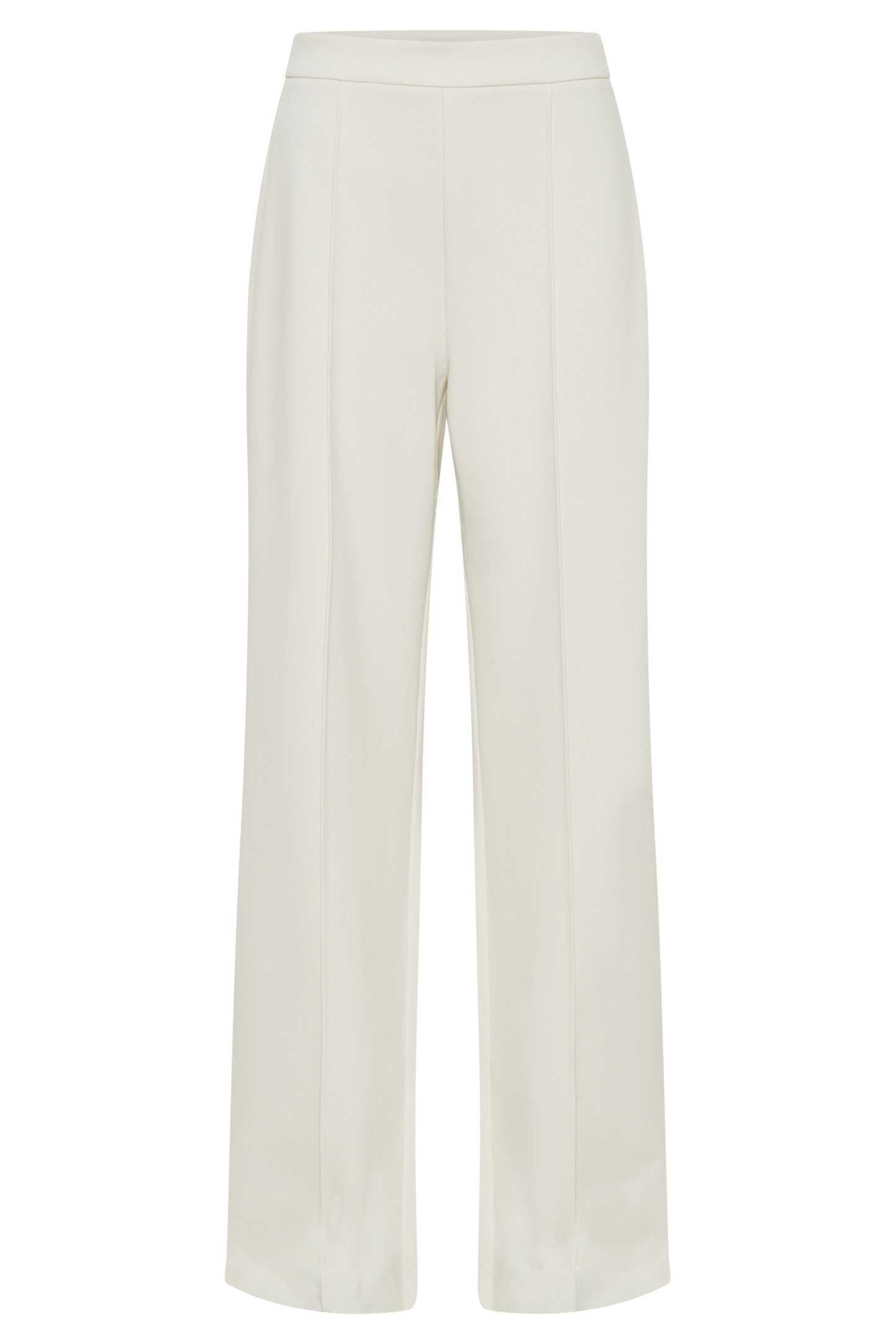 Pantalon large plissé Antonia - Ivoire