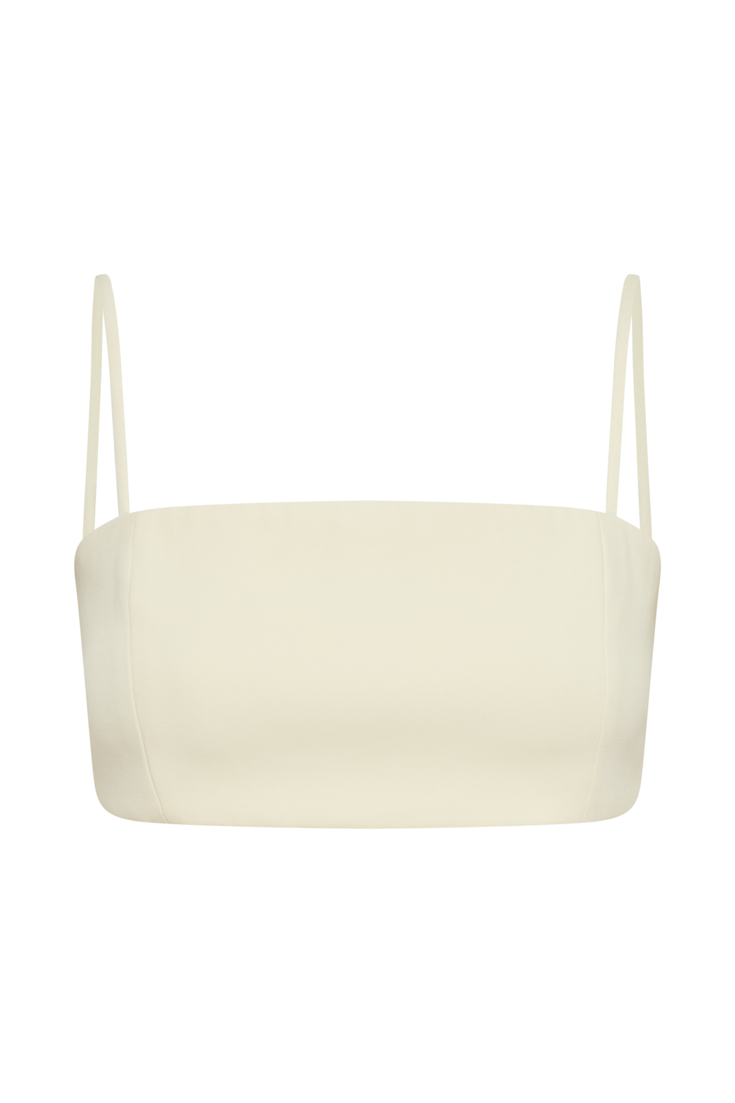 Crop Top de tailleur Perry - Citron Pâle