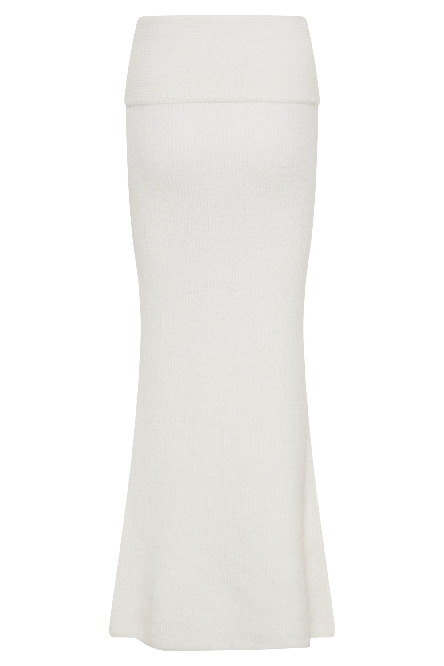Jupe Maxi Tricot Charlotte avec Superposition - Ivoire