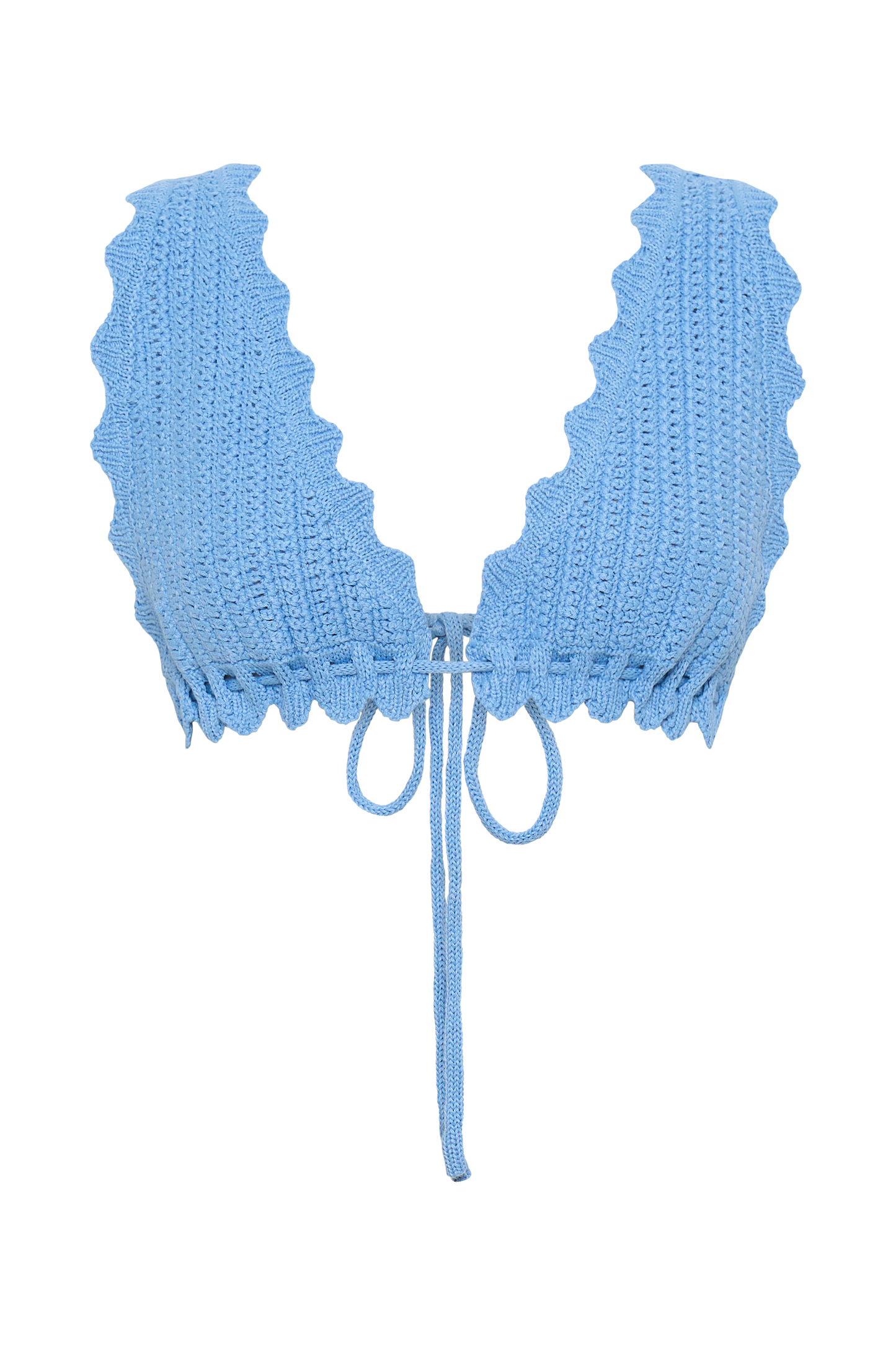 Jadia Crochet Bralette - Bleu de Cornouailles