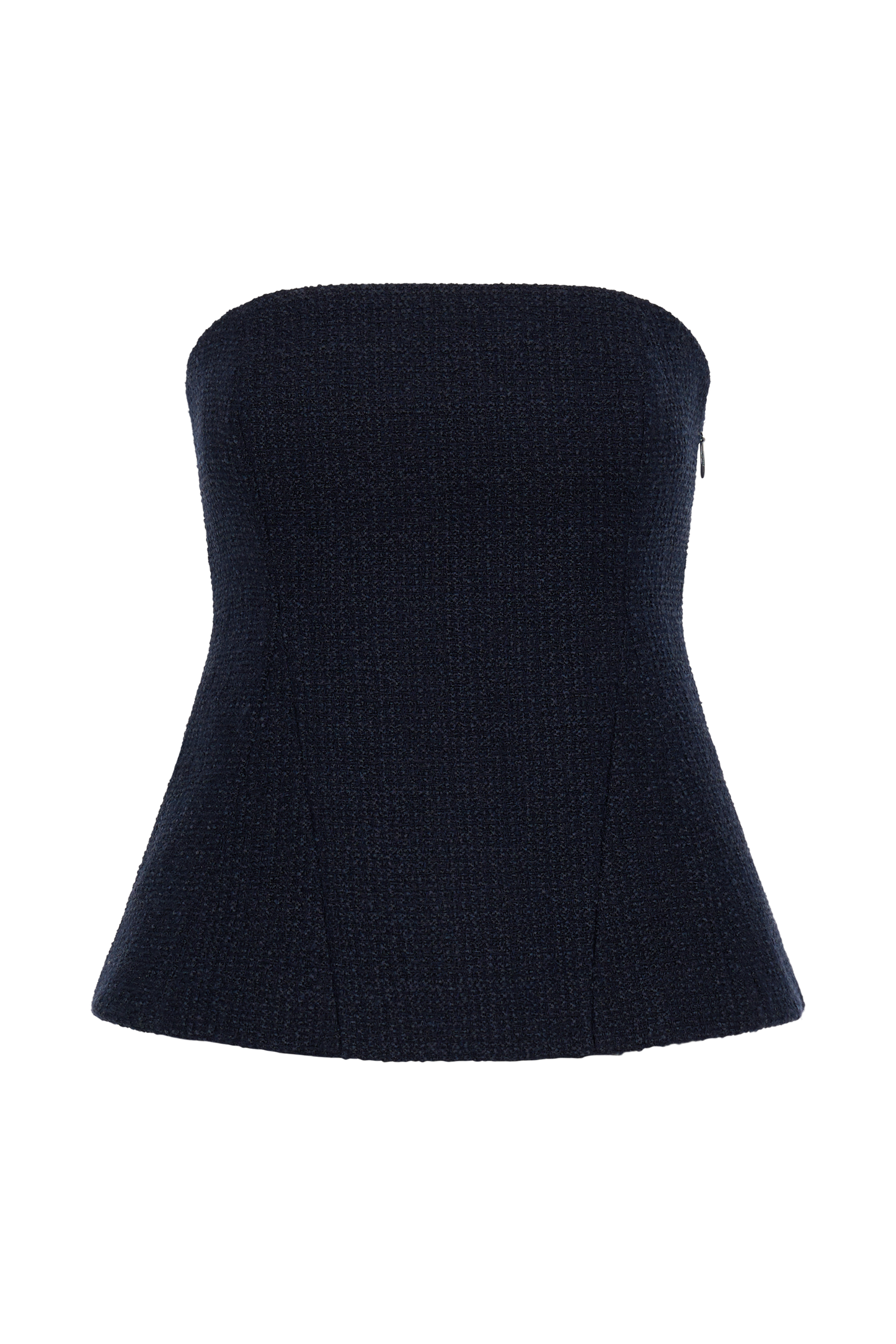 Top Cyrus sans bretelles à boucle - Bleu marine