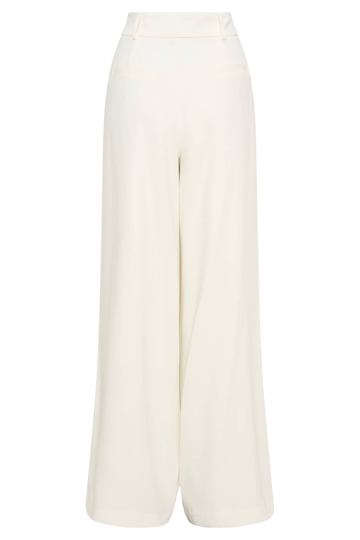 Pantalon large à plis Jacqueline - Ivoire