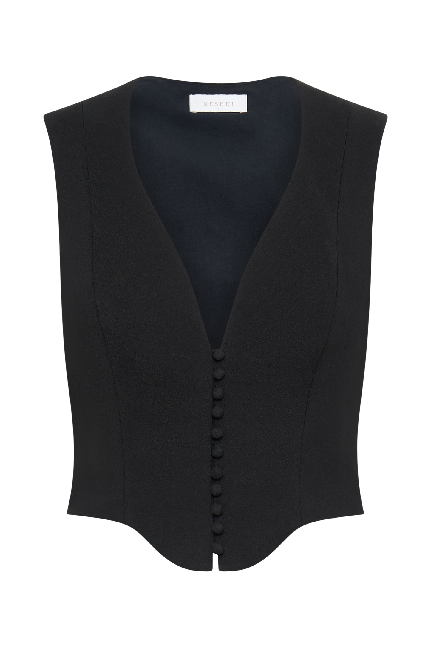 Keely Haut sans manches en coton - Noir