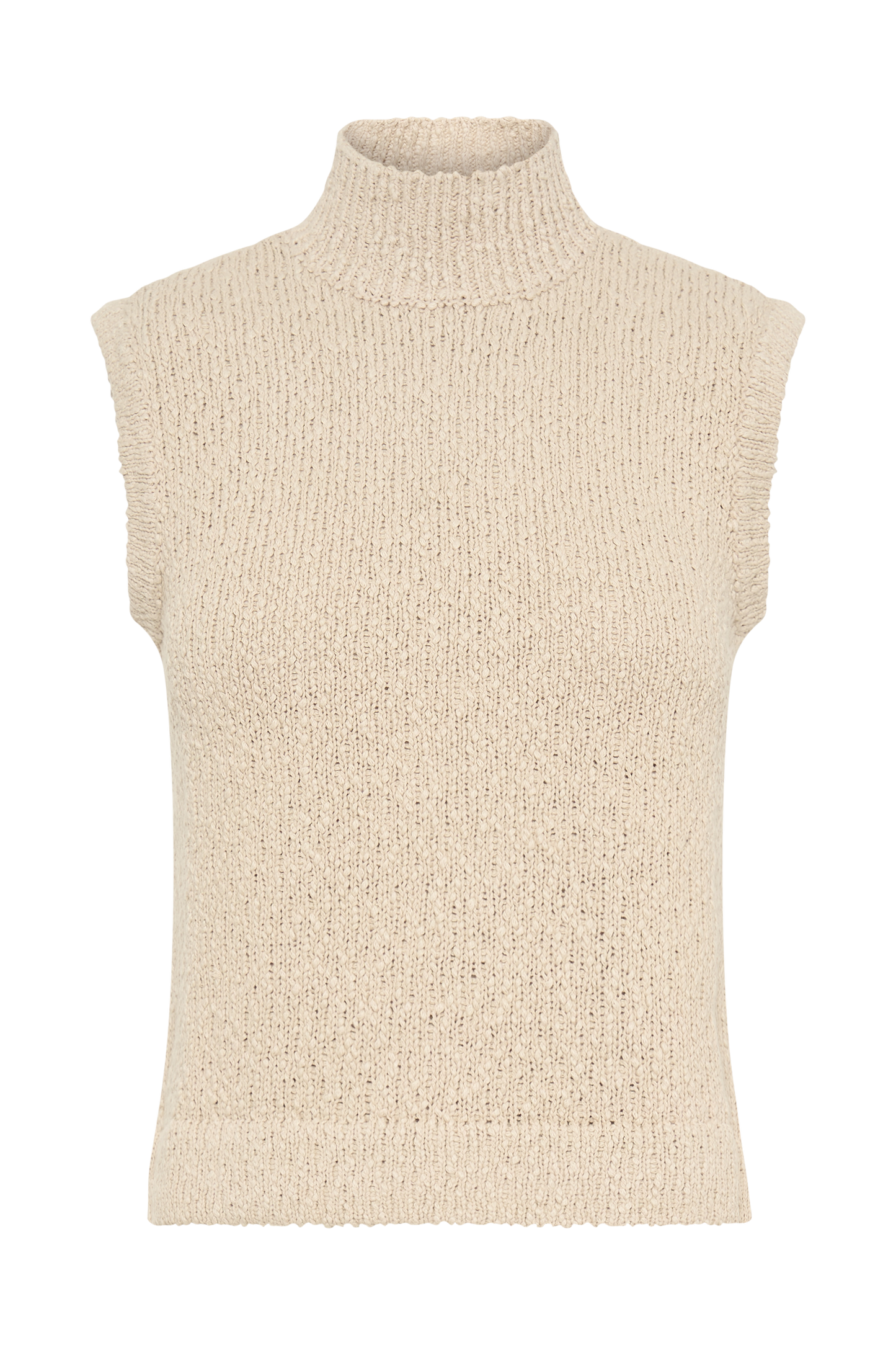 Top en tricot sans manches Azalea - Couleur blé