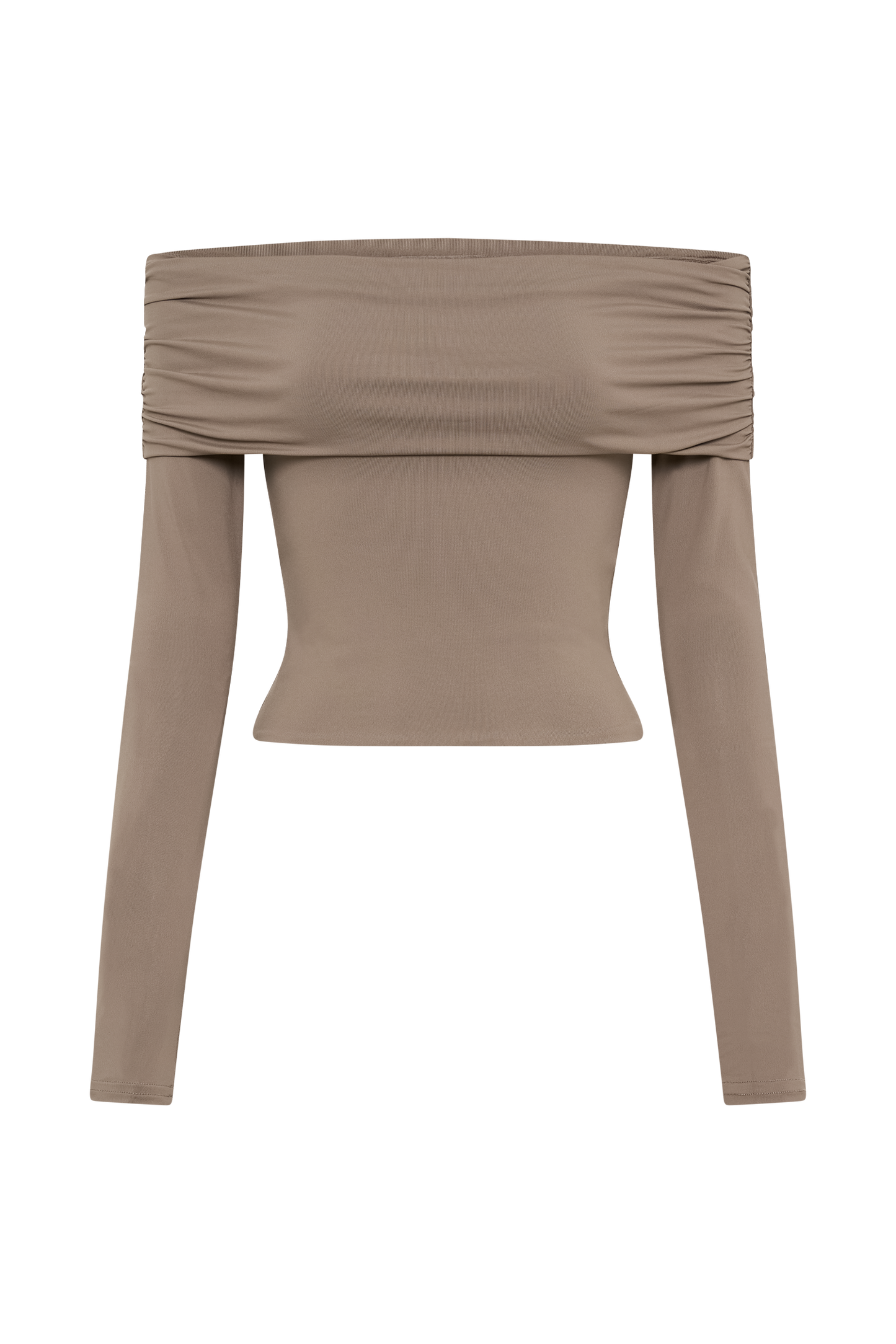 Top décolleté épaules dénudées en nylon recyclé Lucinda - Coco