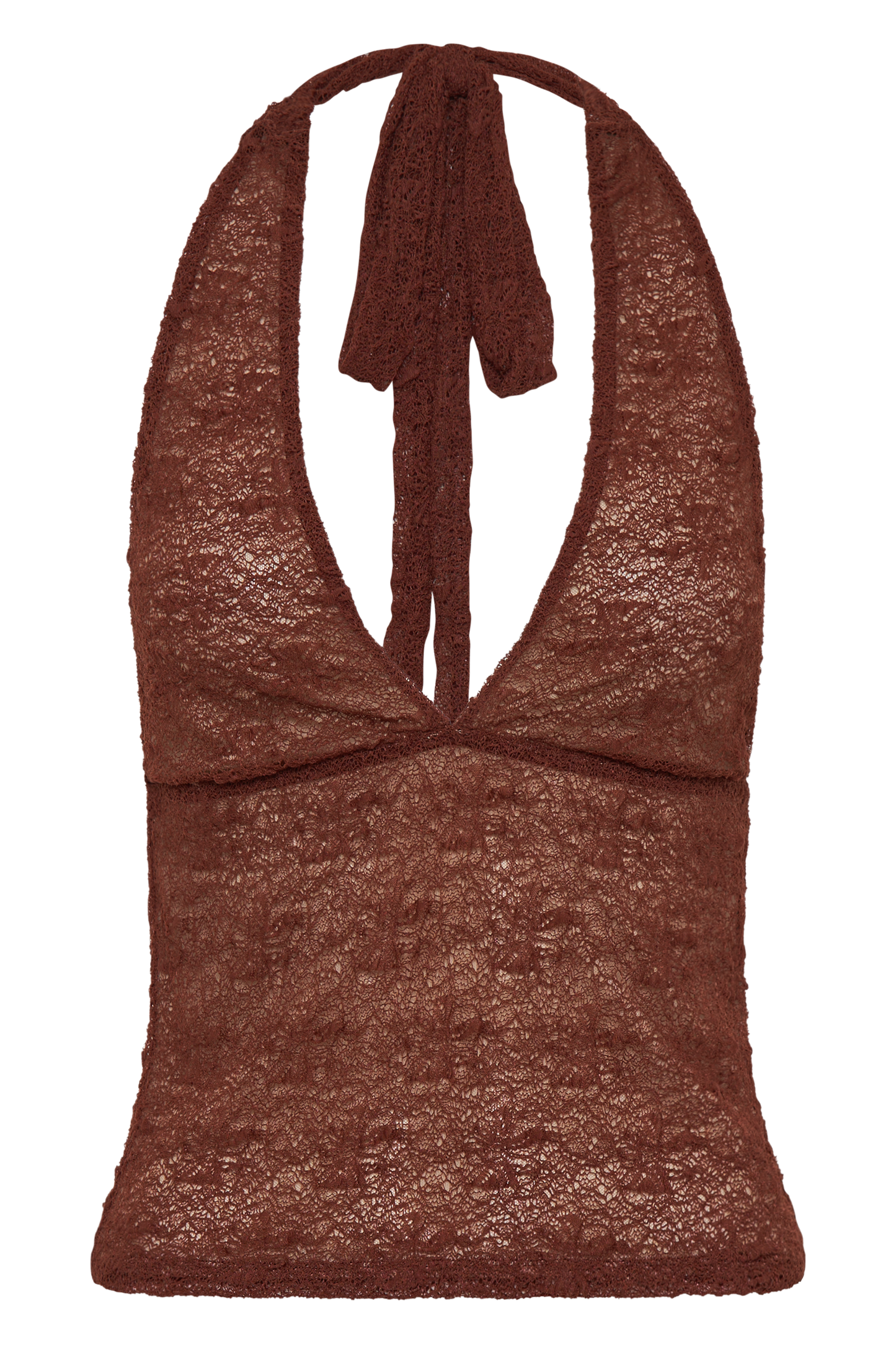 Halter en dentelle transparente Asher - Chilli