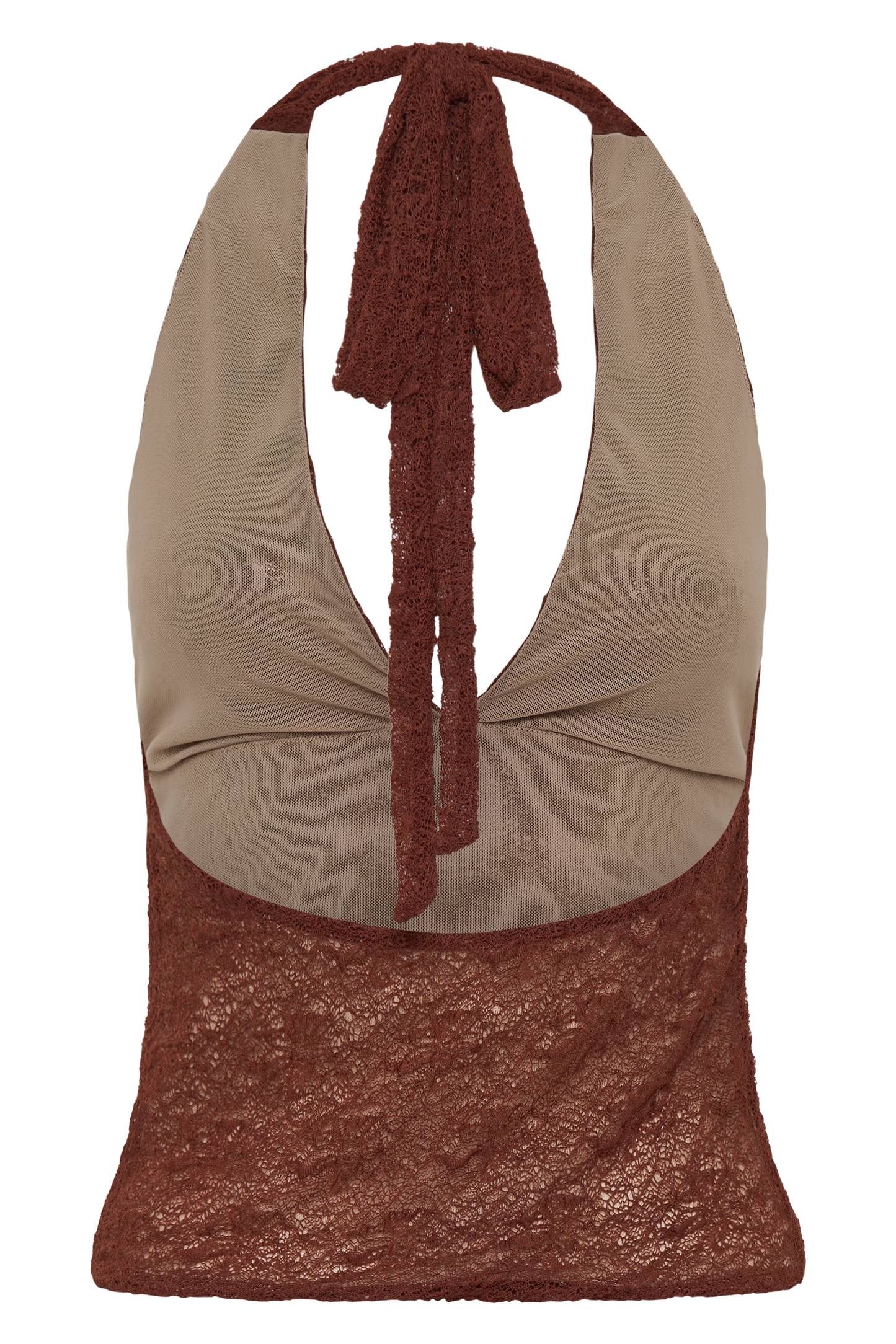 Halter en dentelle transparente Asher - Chilli