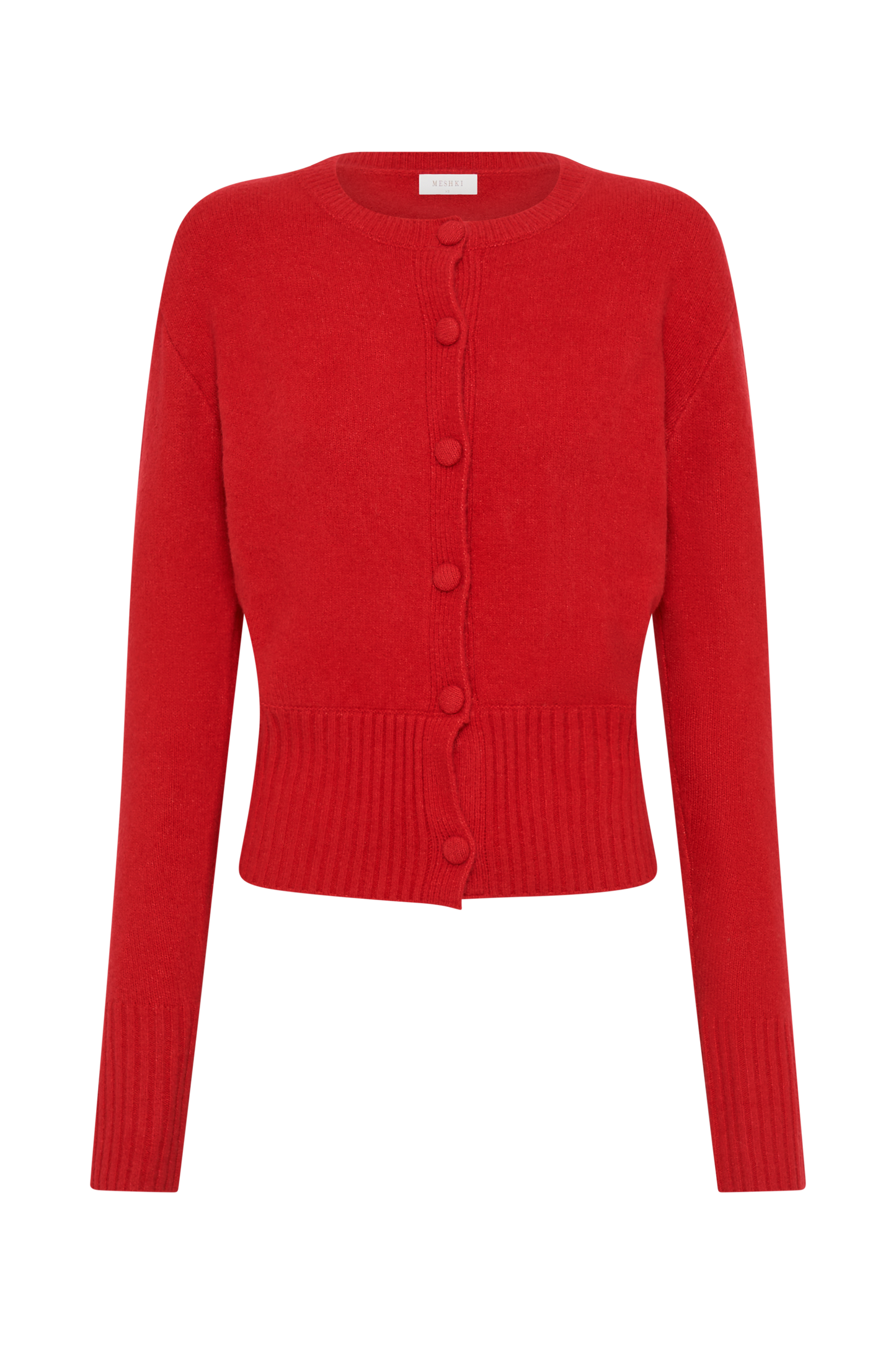 Cardigan en tricot ample Genevieve - Rubis