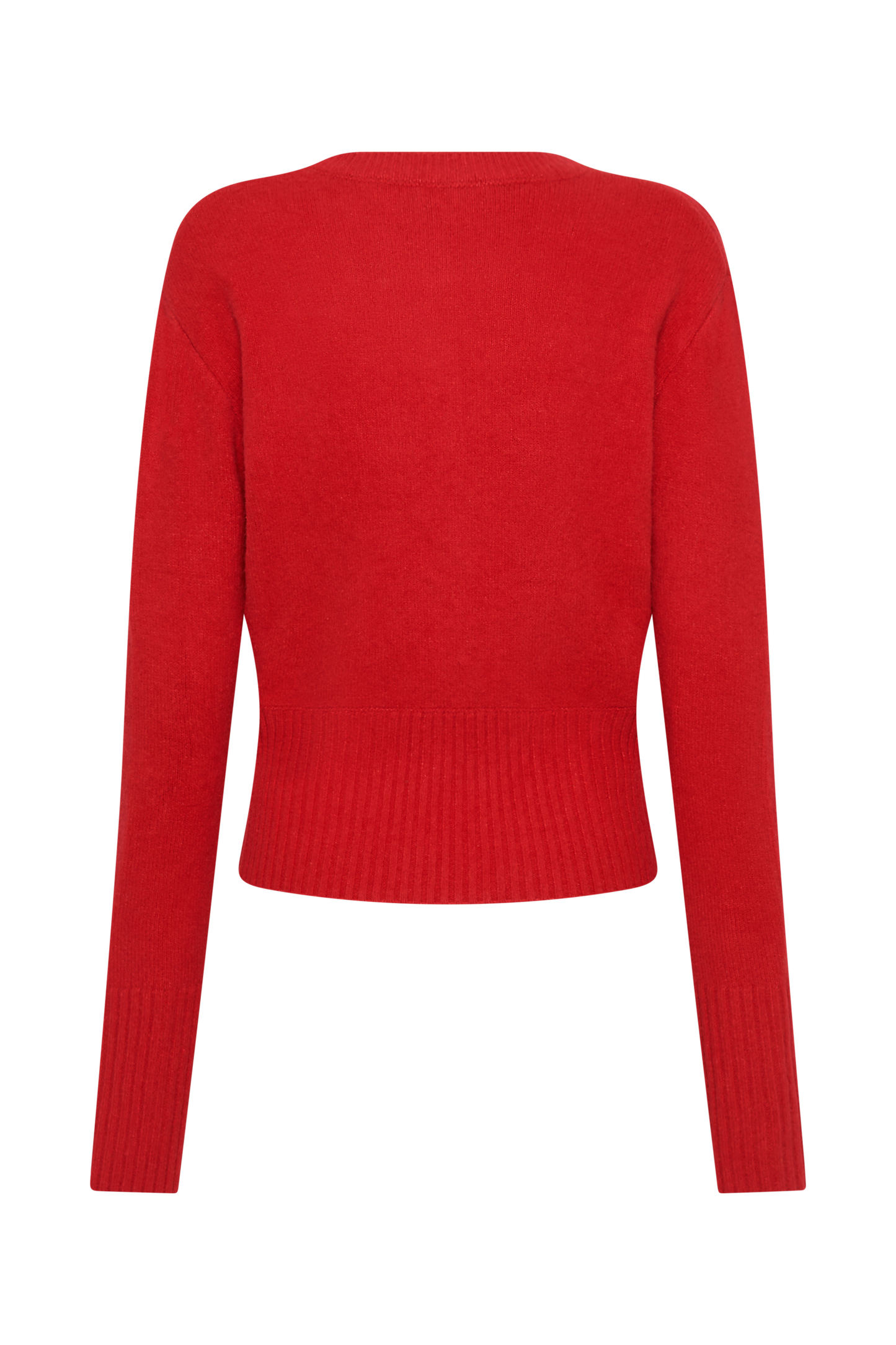 Cardigan en tricot ample Genevieve - Rubis