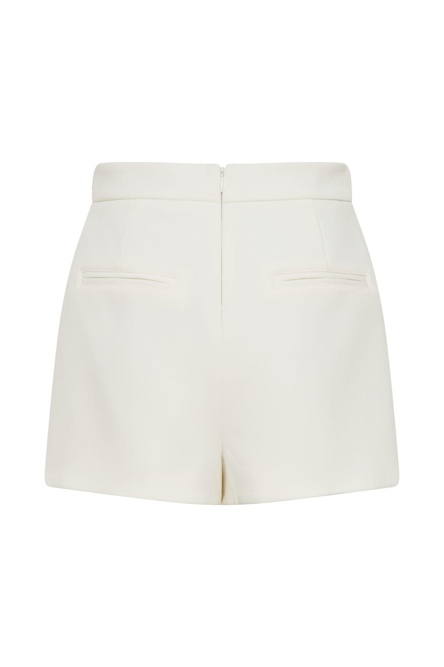 Jupe-short Celene avec boucle - Ivoire