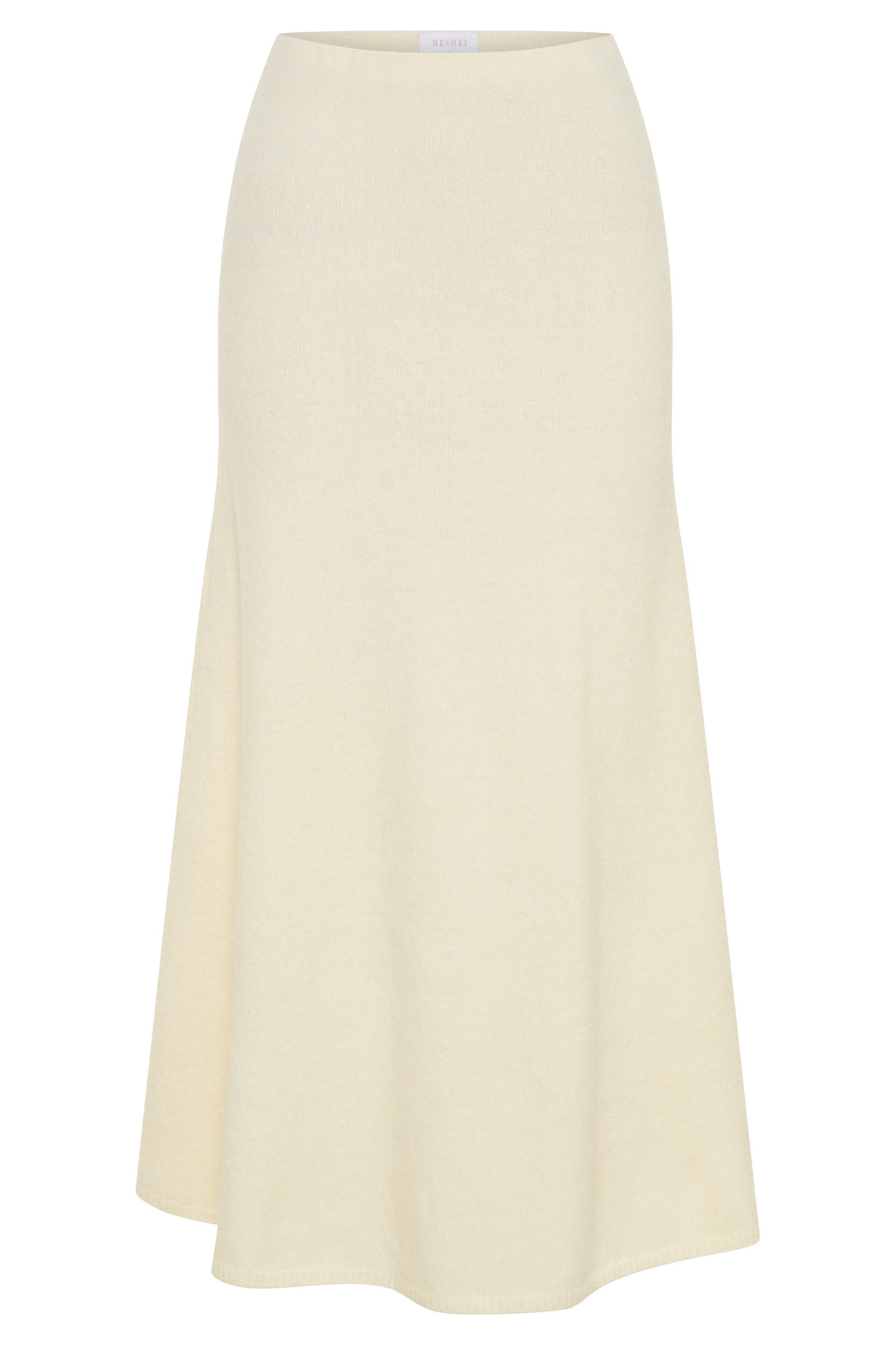Jupe Maxi Tricot Vivica - Ivoire Marbré
