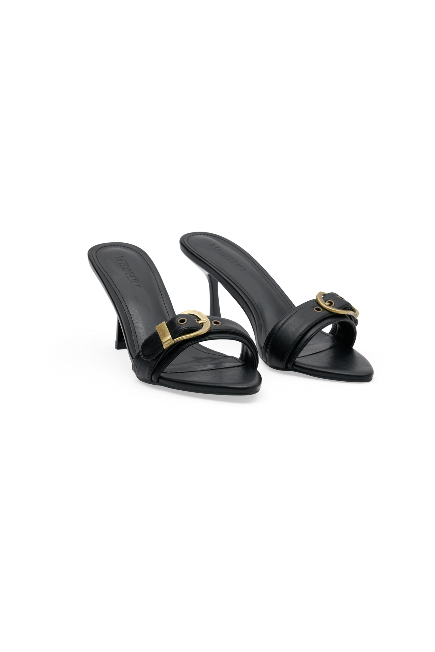 Colleen, talons à boucle - Noir