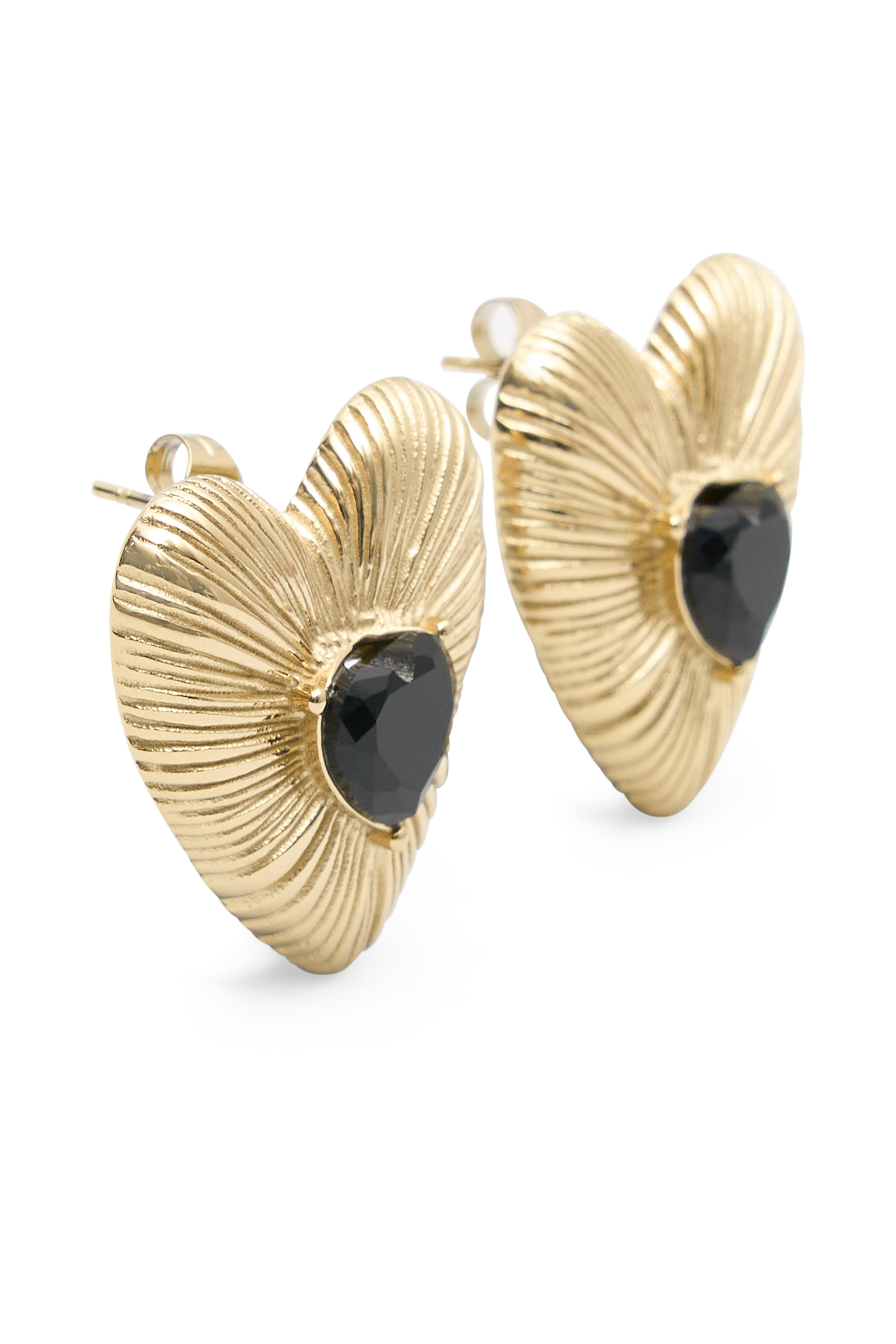 Boucles d'oreilles Amore en forme de cœur - Or