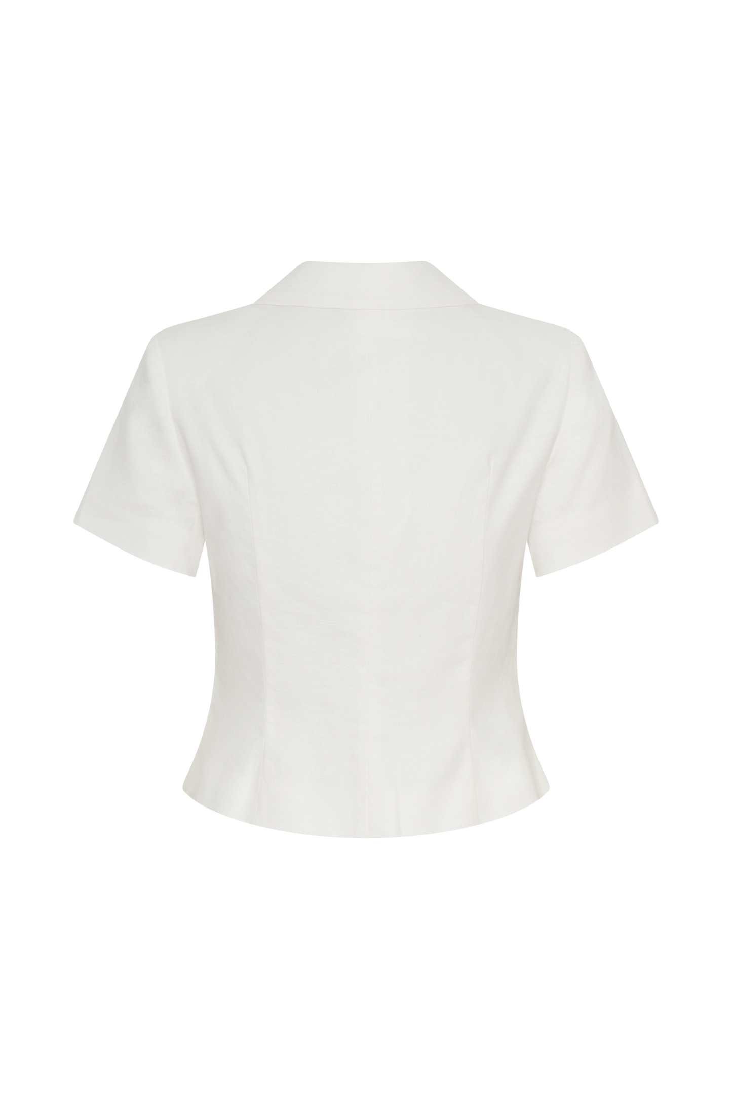 Veste en lin Ciara - Blanche